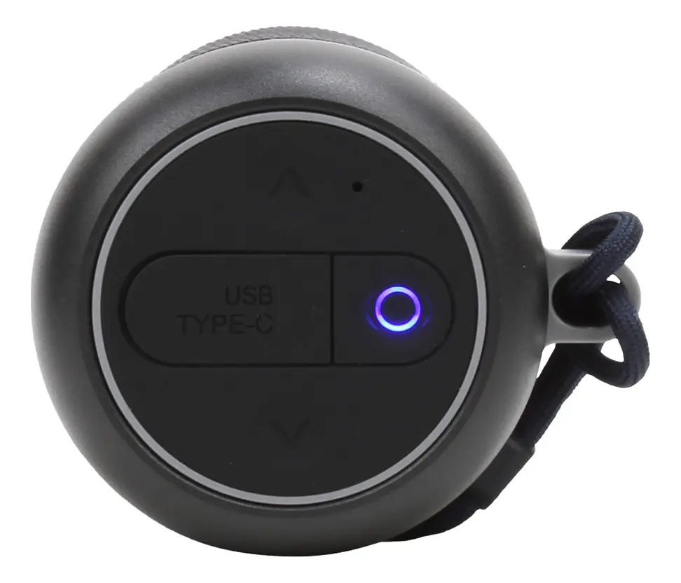 Rise Bocina Inalámbrica Portátil con Luz Led Rgb Negro — imagen 4