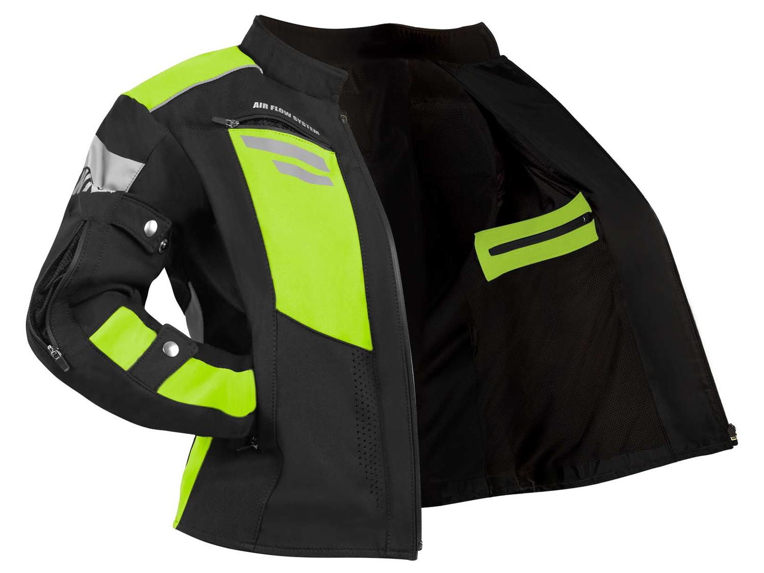 Chamarra moto mujer impermeable protecciones biker WKL 85 NV — imagen 4