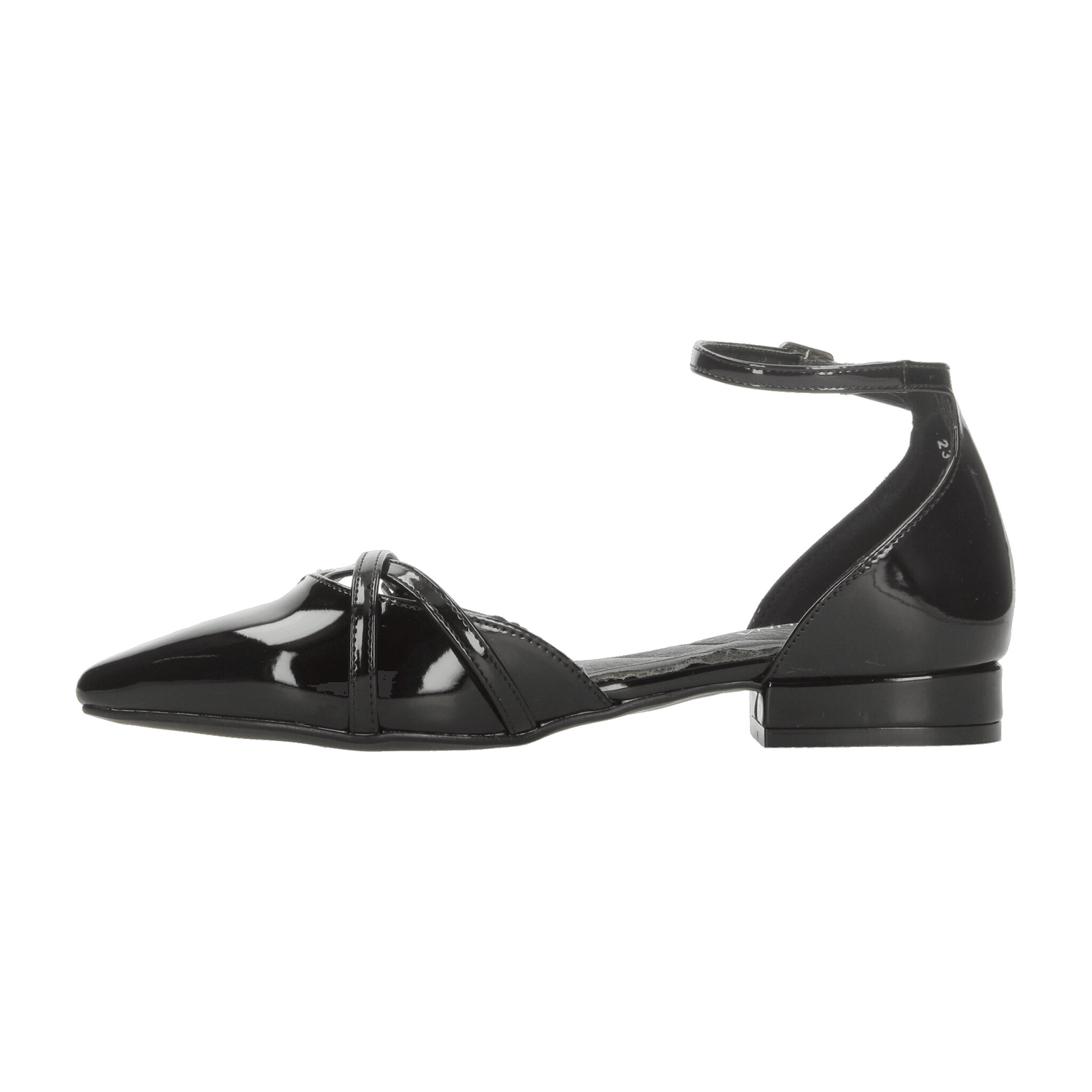 Flats Paulina Dama Casual Cómodo Hebilla Negro Mujer — imagen 5