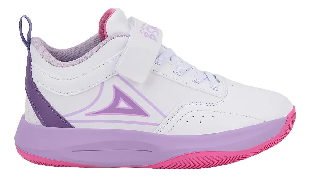 Tenis Escolar Pirma Niña Basketball Liso 1340118 — imagen 7