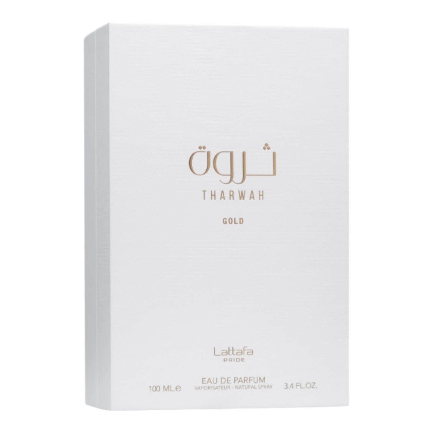 LATTAFA THARWAH GOLD EDP 100 ML DAMA — imagen 2