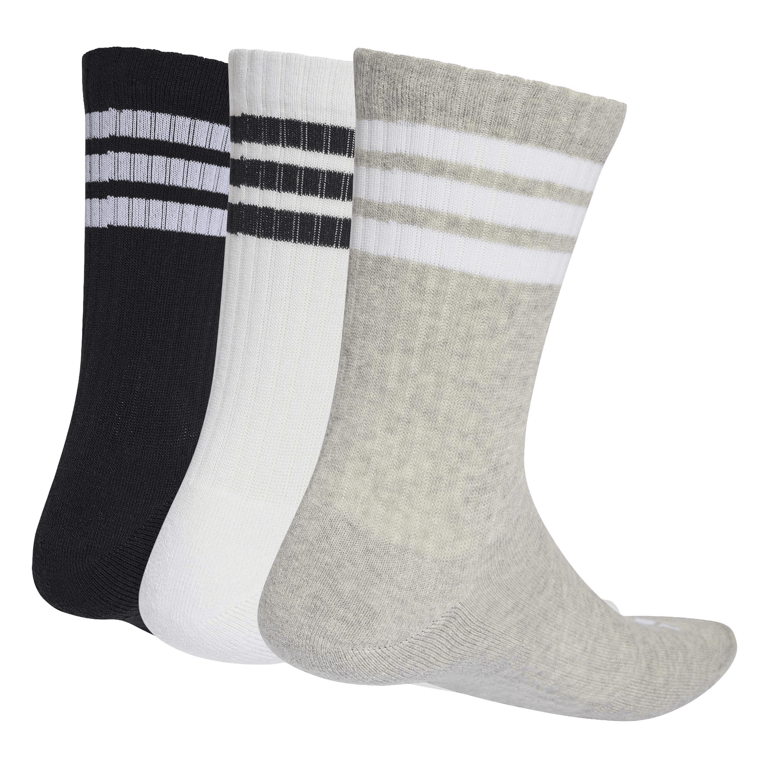 Calcetas Adidas Unisex 3 Pares Acolchados Largos Multicolor — imagen 2