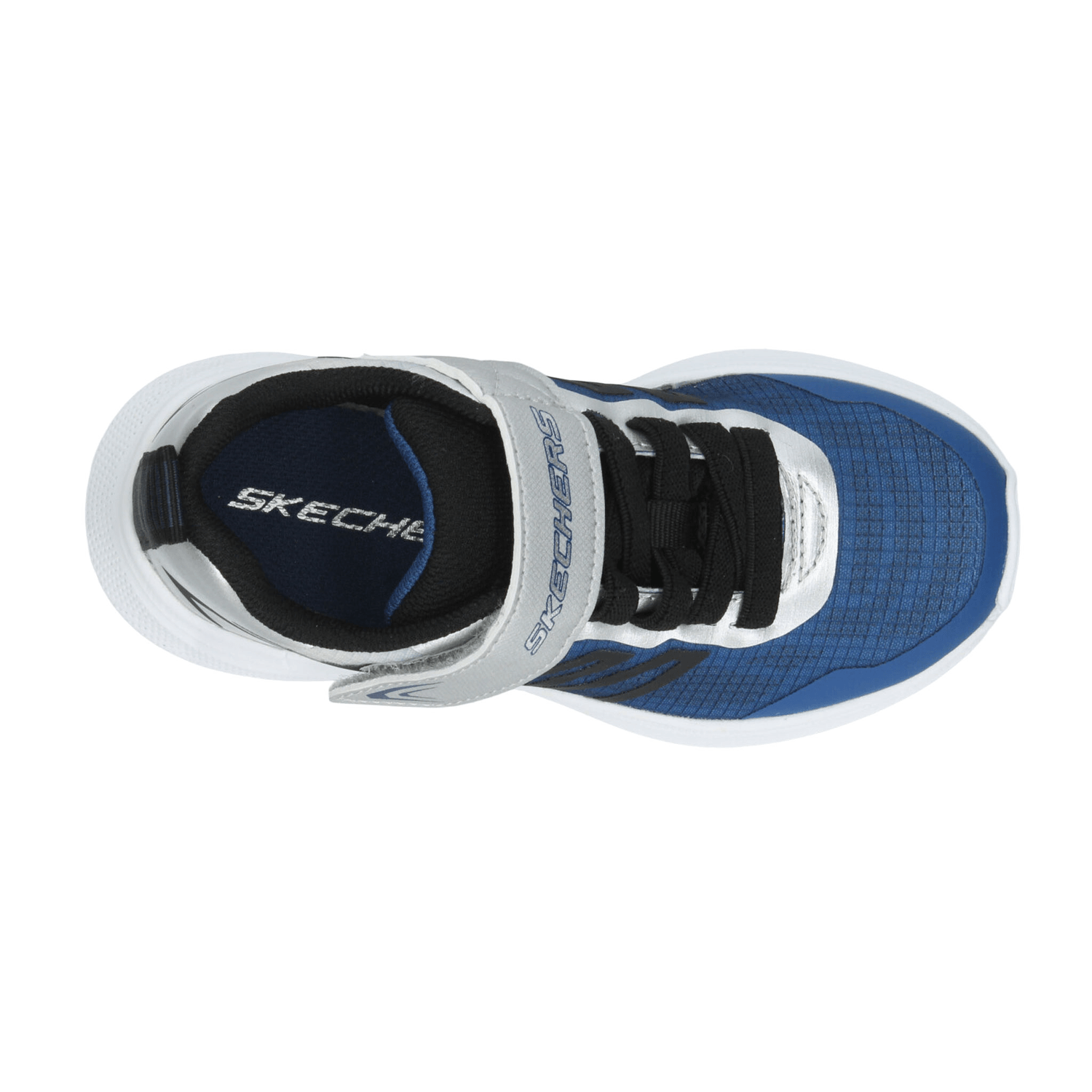 Tenis Skechers Microspec Velocity Niño Deportivo Azul Infantil T17-22 — imagen 8