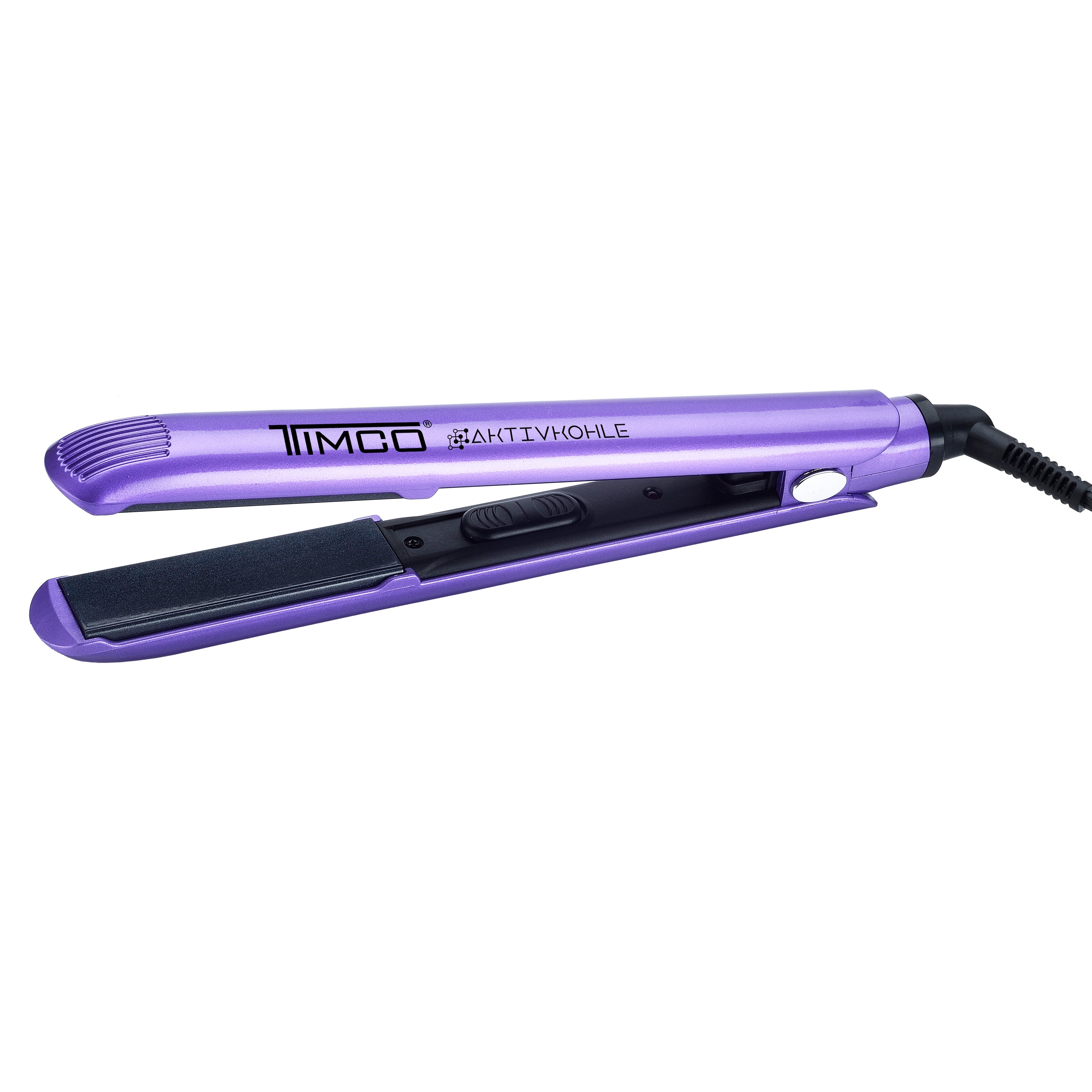 Plancha Alaciadora de Cabello Cerámica Carbon Activado Timco PK-M — imagen 2