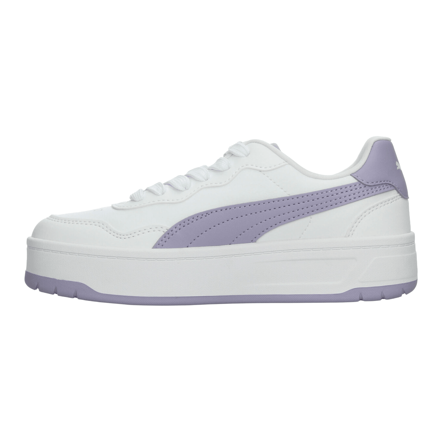 Tenis Puma Court Lally Skye Dama Casual Plataforma Blanco Mujer — imagen 5