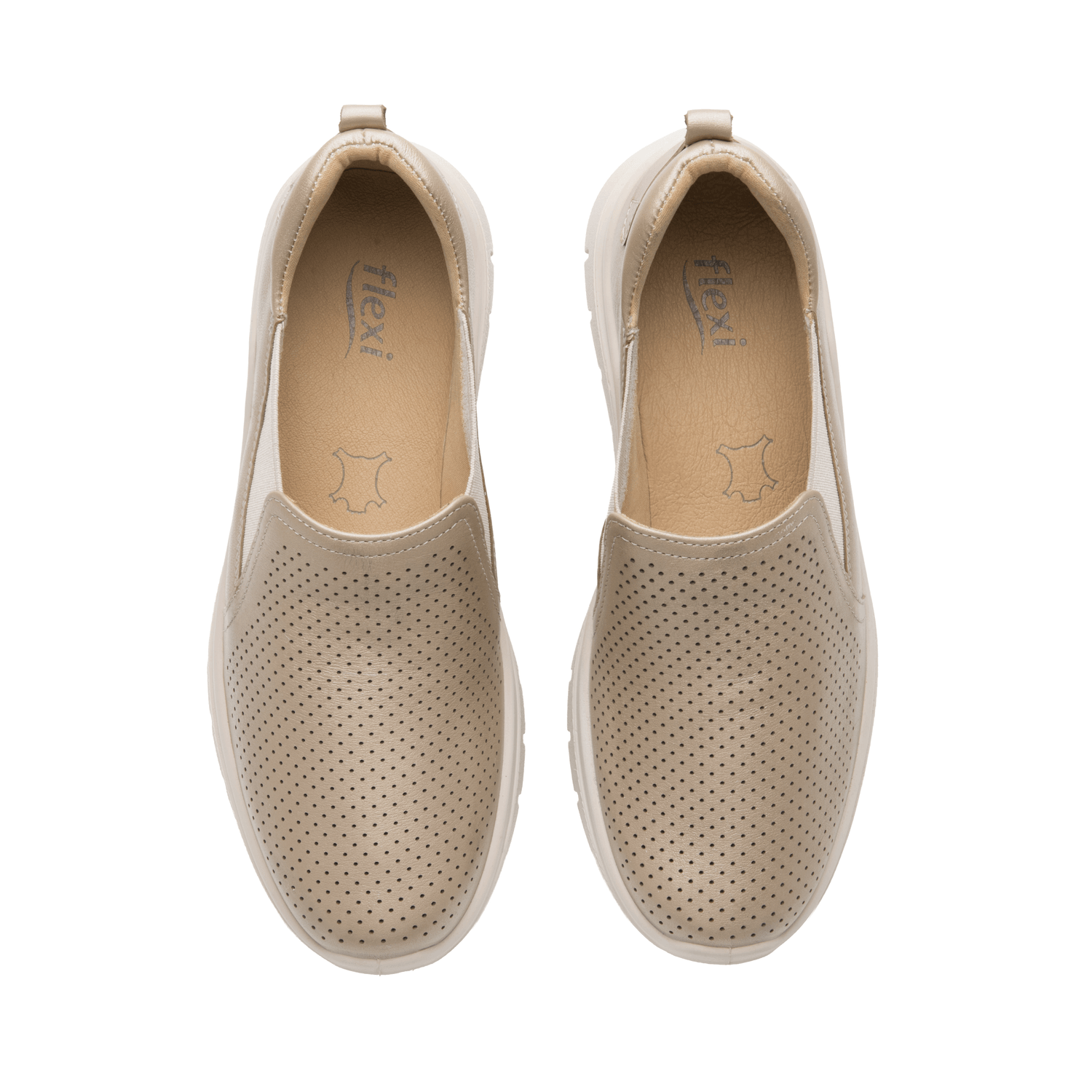 Zapato Dama Flexi Dorado Confort Mujer — imagen 9