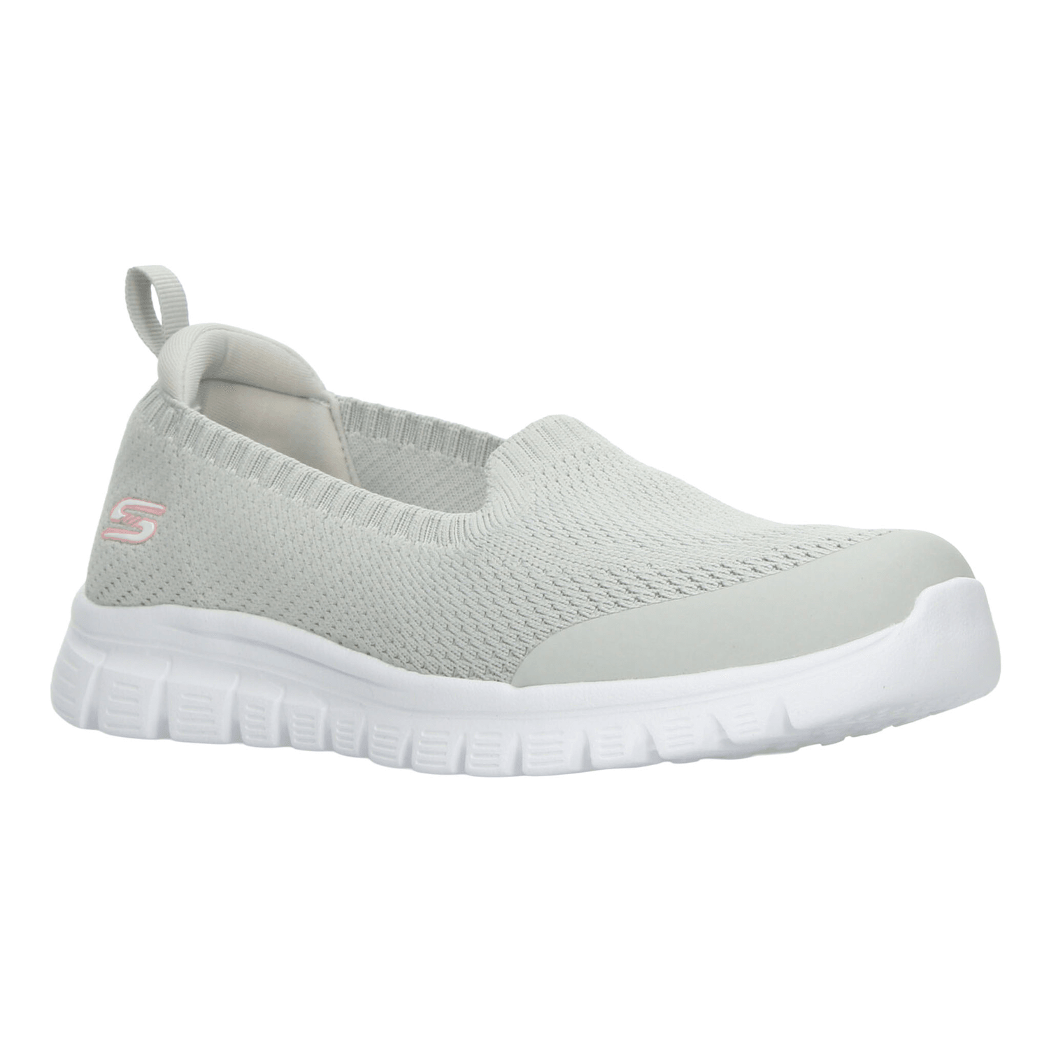 Tenis Skechers Graceful Dama Gris Deportivo Slip On Mujer — imagen 3