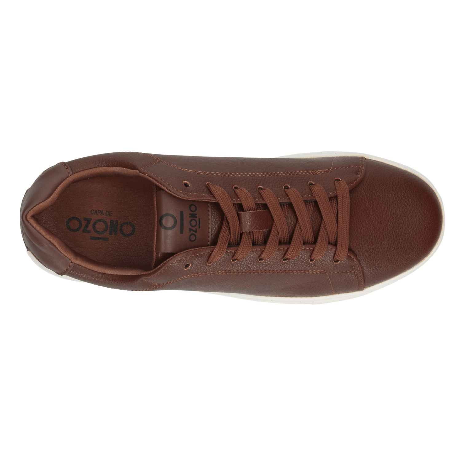 Tenis Ozono Hombre Café Casual Cintas Cómodo Caballero — imagen 9