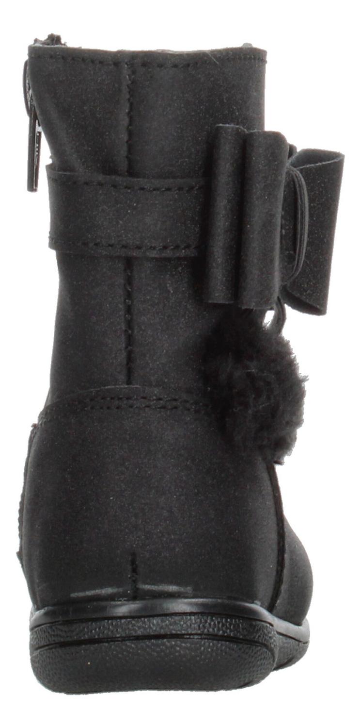 Bota Jakuna Niña Casual Moño Zipper Negro Infantil T12-15 — imagen 7