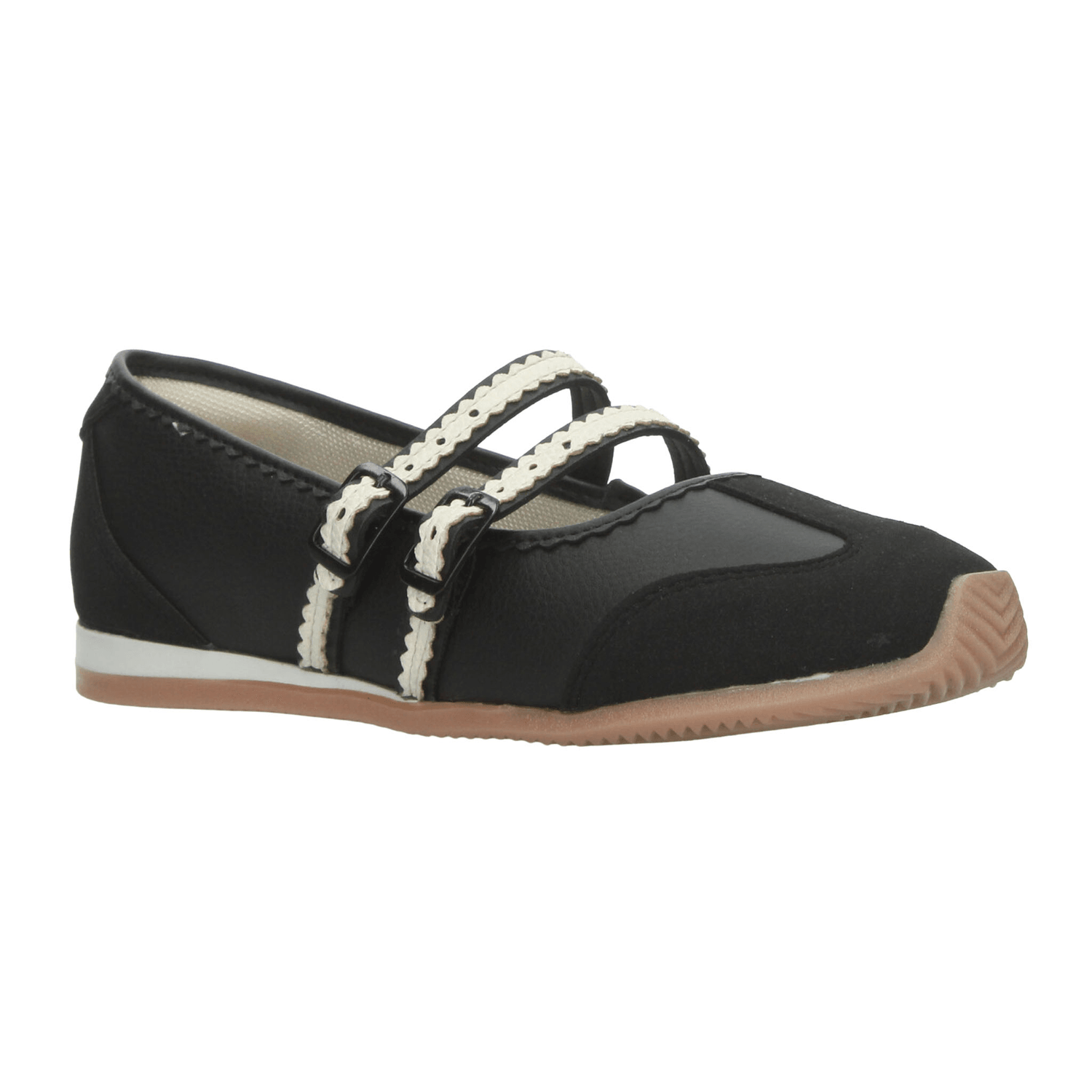 Flats Paulina Dama Negro Casual Mary Jane Mujer — imagen 3