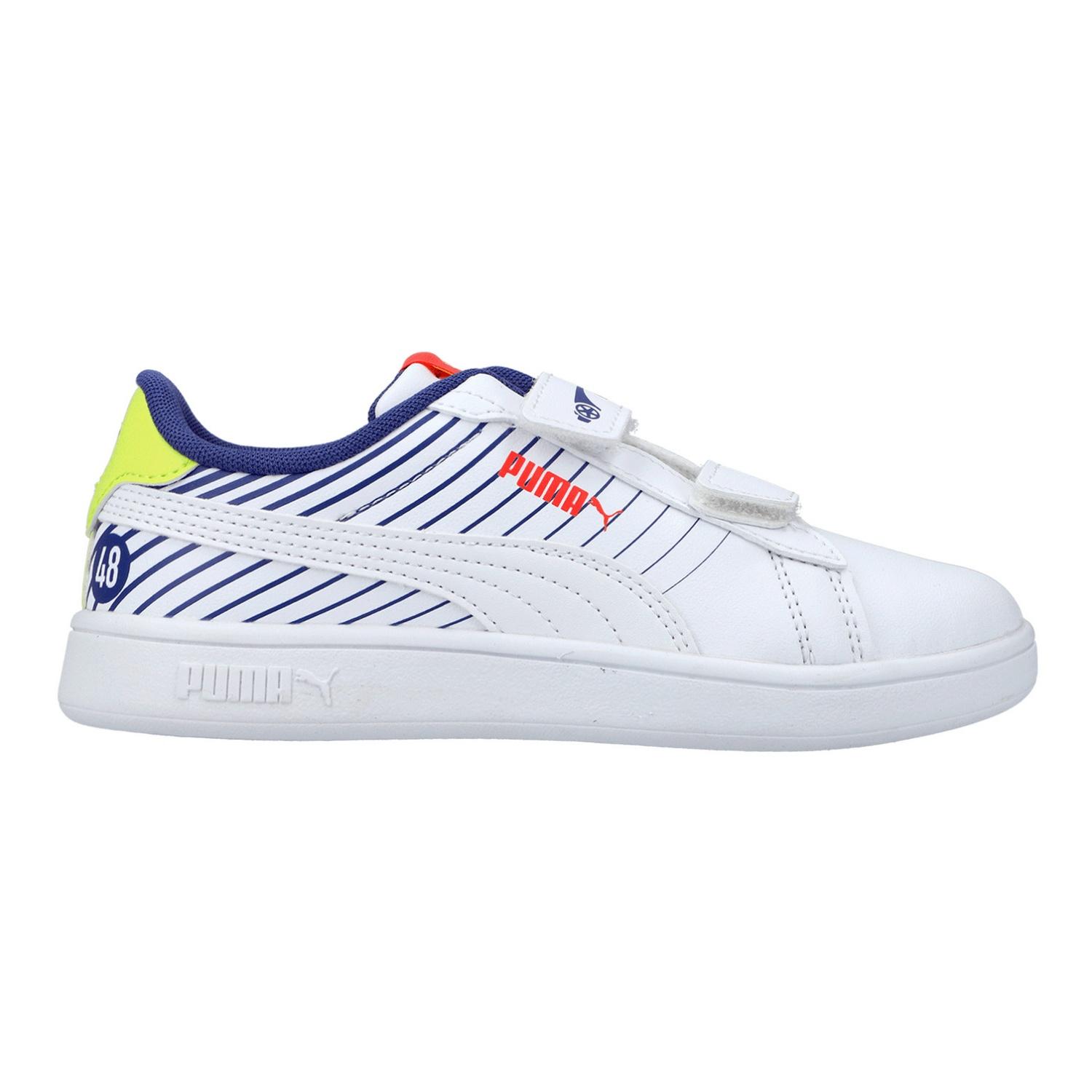 Tenis Puma Smash 3.0 Poised 2 Race para Niños 17 A 21.5. 400657-01 — imagen 1