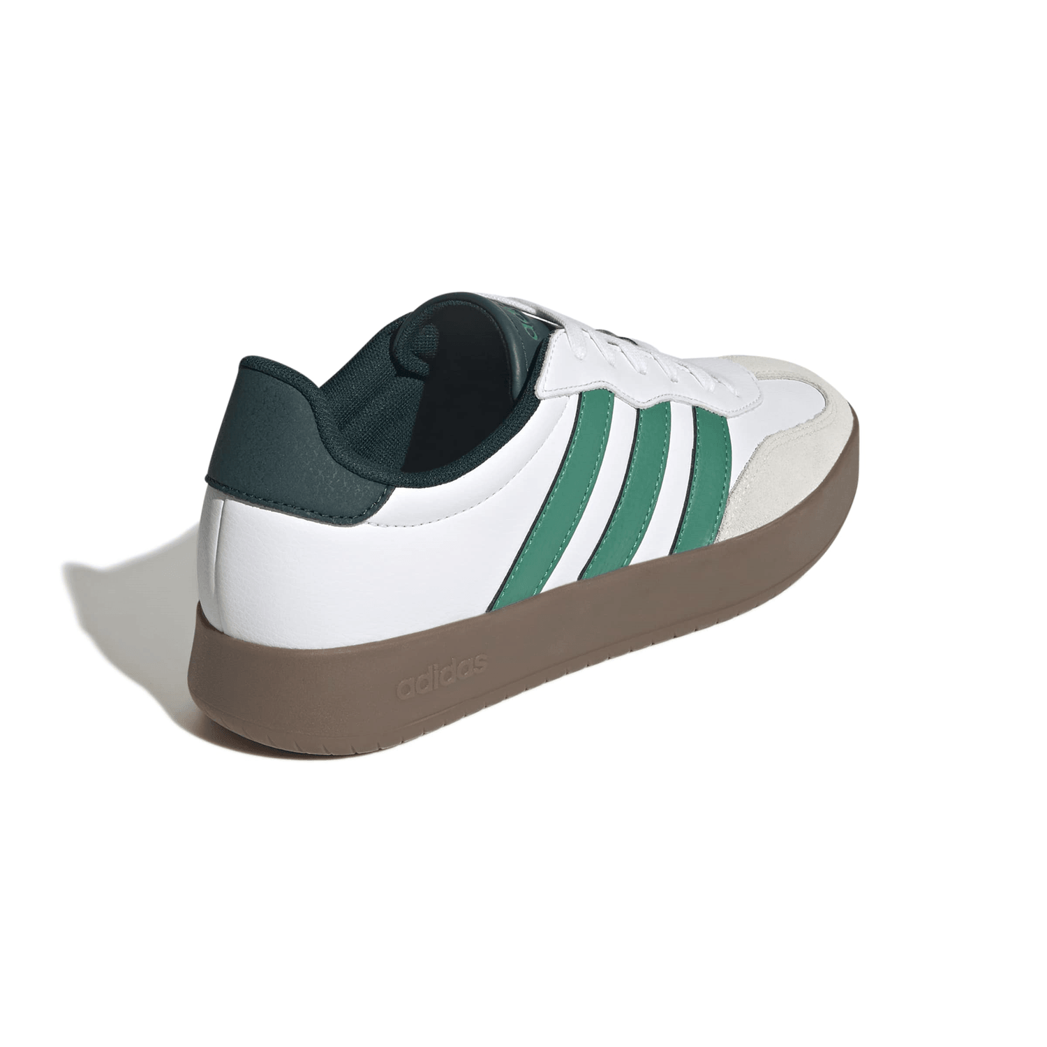 Tenis Hombre Adidas Barreda Blanco Verde Casual Caballero — imagen 4