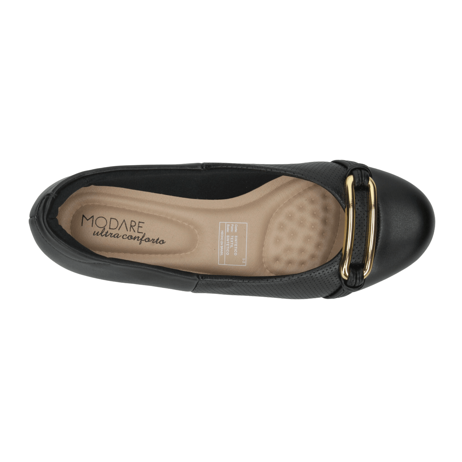 Flat Modare Dama Negro Casual Confort Mujer — imagen 9