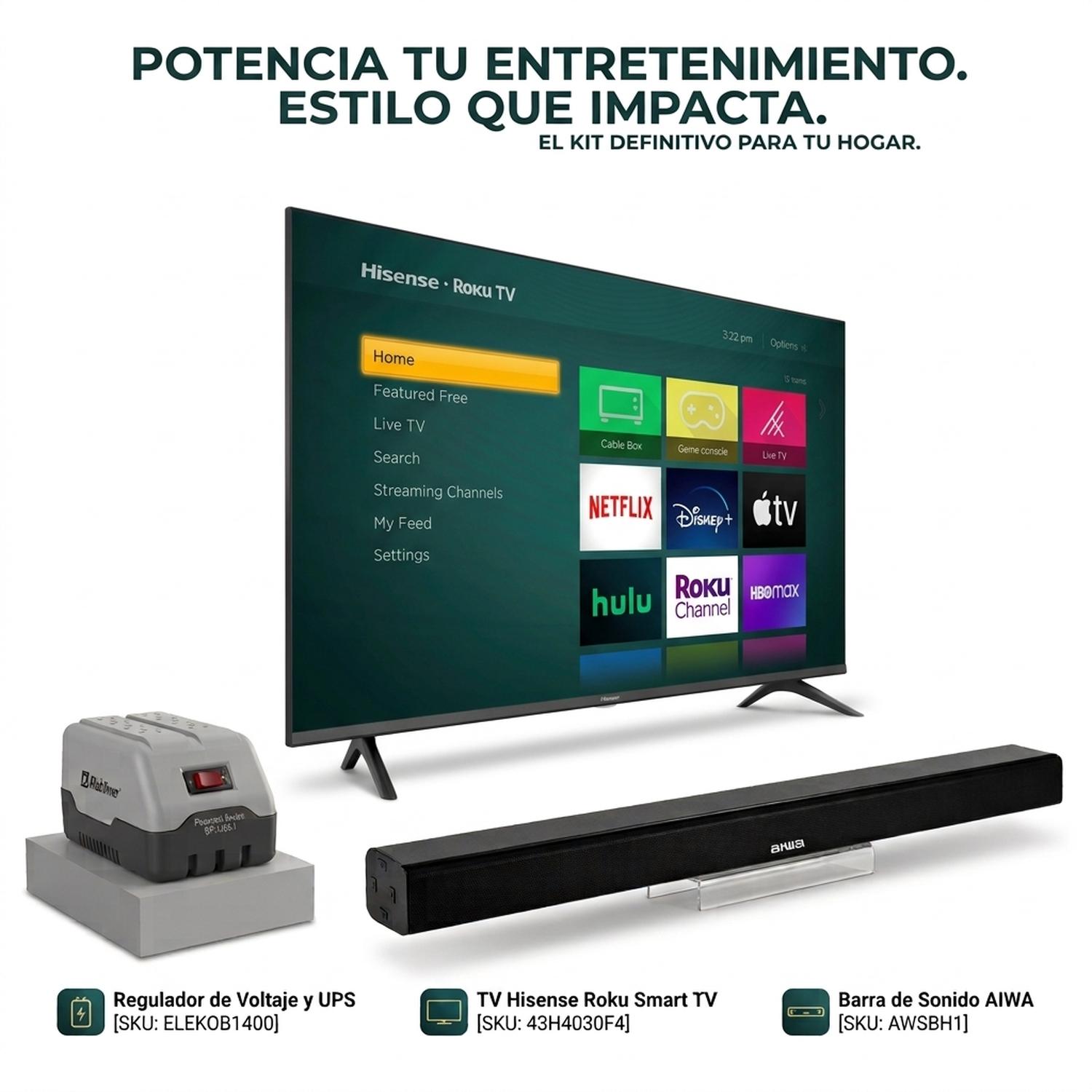 Pantalla Smart TV Hisense 43 Pulgadas Full HD 43H4030F4 — imagen 2