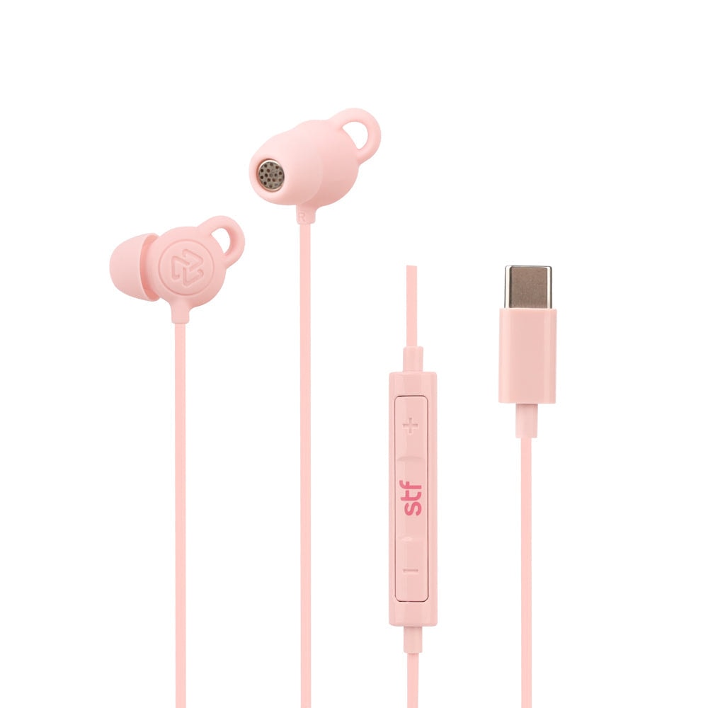 Audifonos alámbricos In-Ear STF Gravity: Tipo C, Micrófono, Rosa — imagen 5