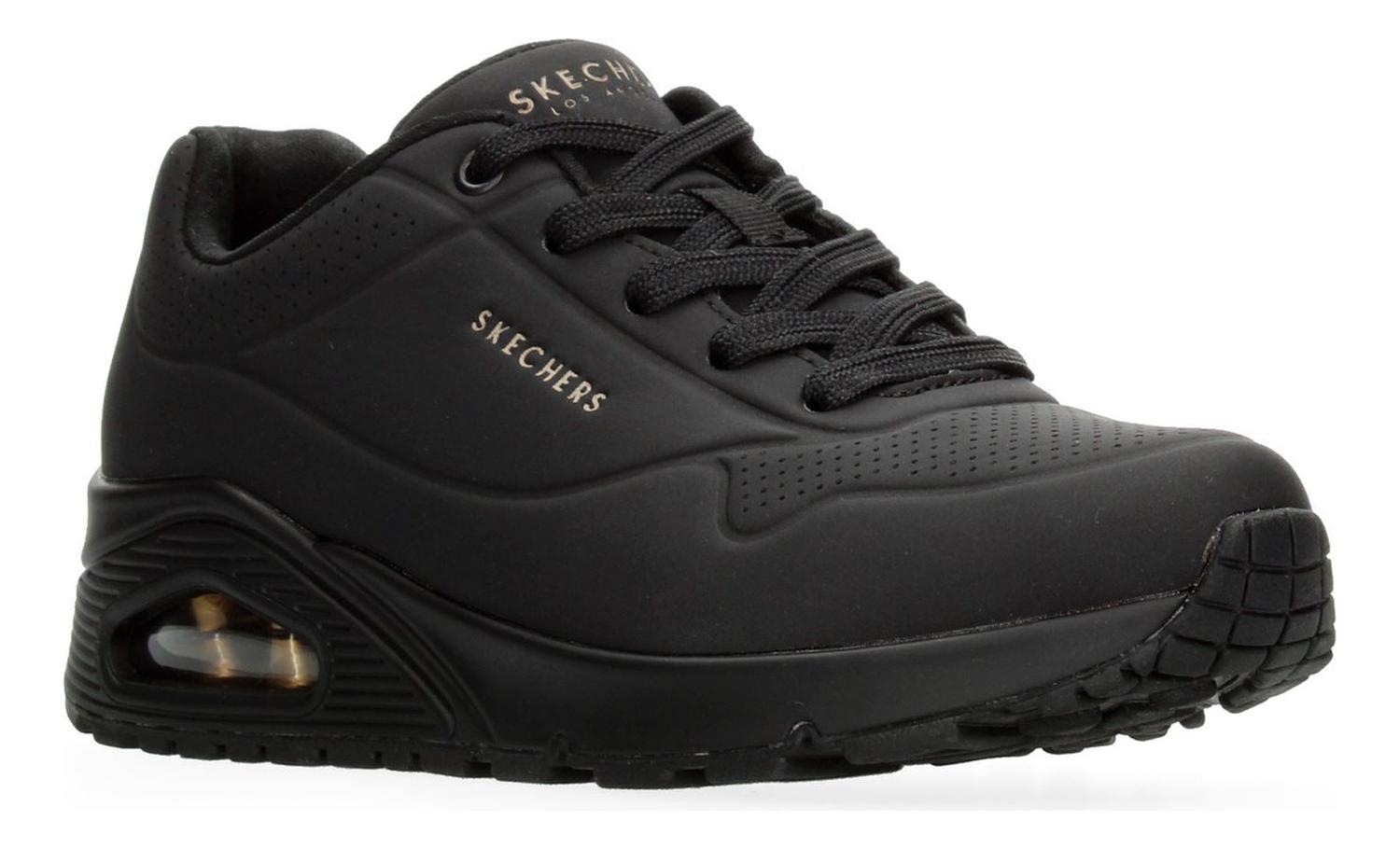 Tenis Skechers Stand On Air Dama Casual Negro Mujer — imagen 6