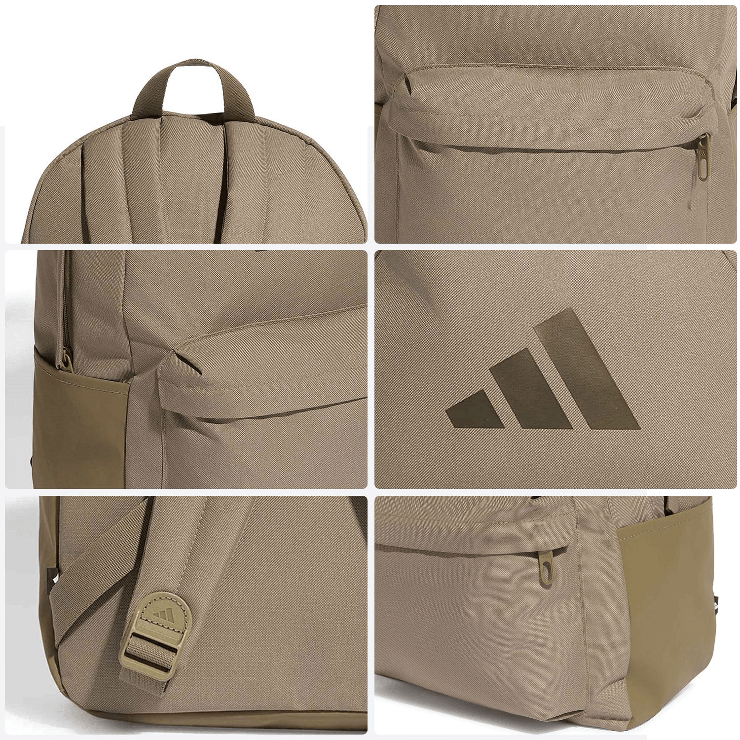 Mochila Unisex Adidas Classic Bars Café Escolar 28L — imagen 7