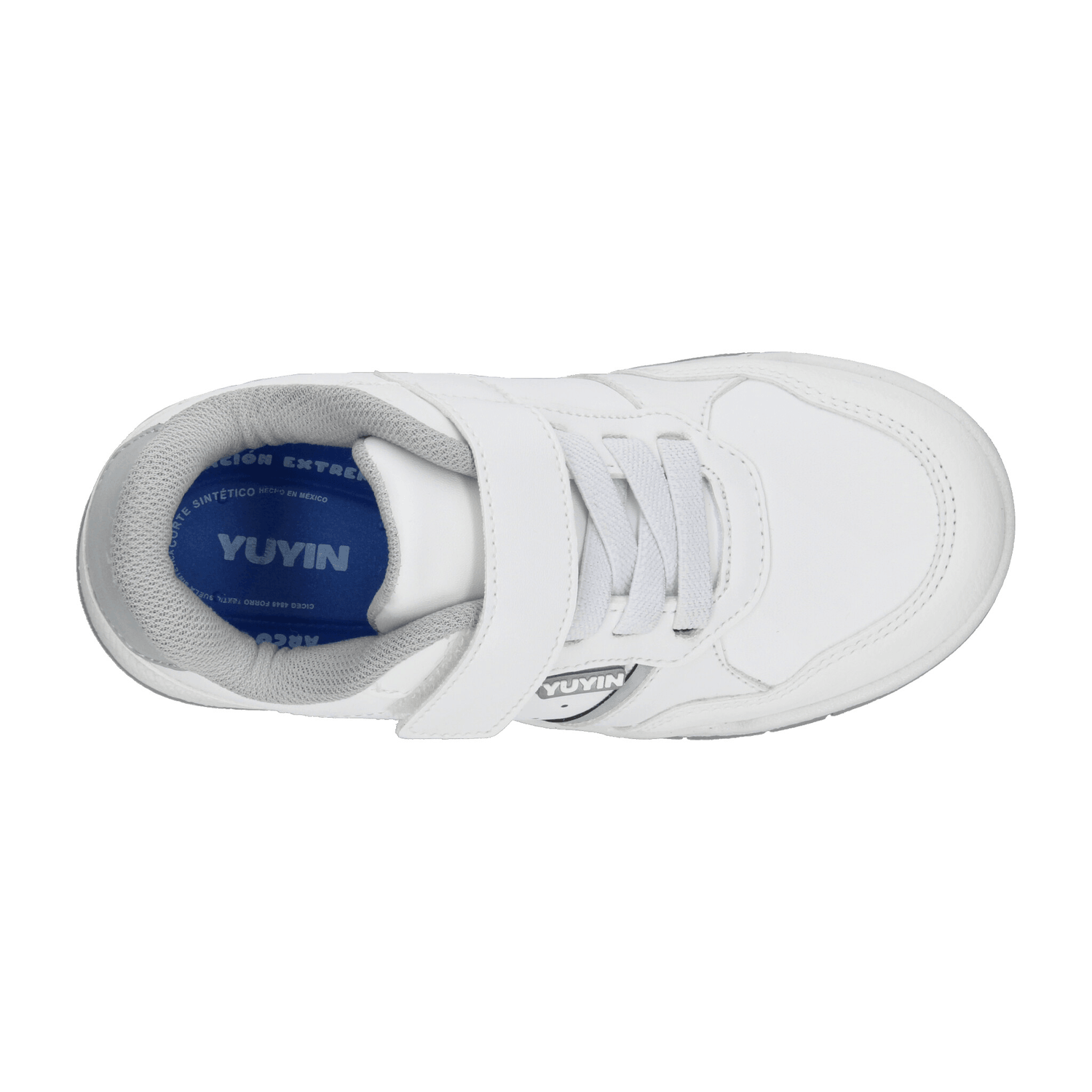 Tenis Yuyin Niño Escolar Blanco Infantil T18-22 — imagen 8