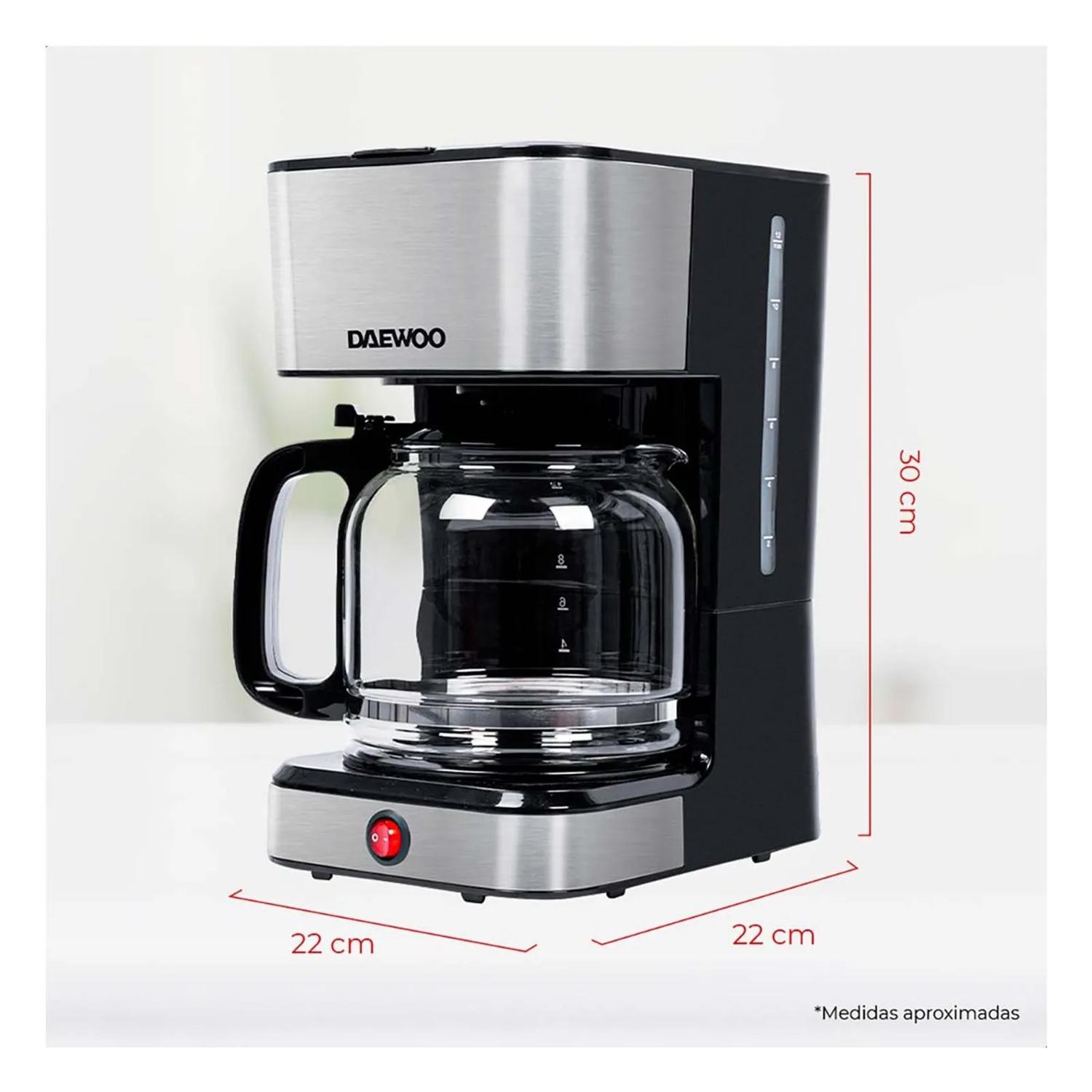 Cafetera Automática 15 tazas con Filtro Daewoo DCM-1869N — imagen 5