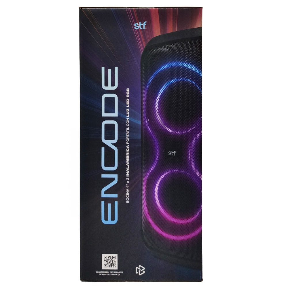 Bocina Portatil Encode 2x4 STF 10W 6hrs Uso Funcion Tws — imagen 4