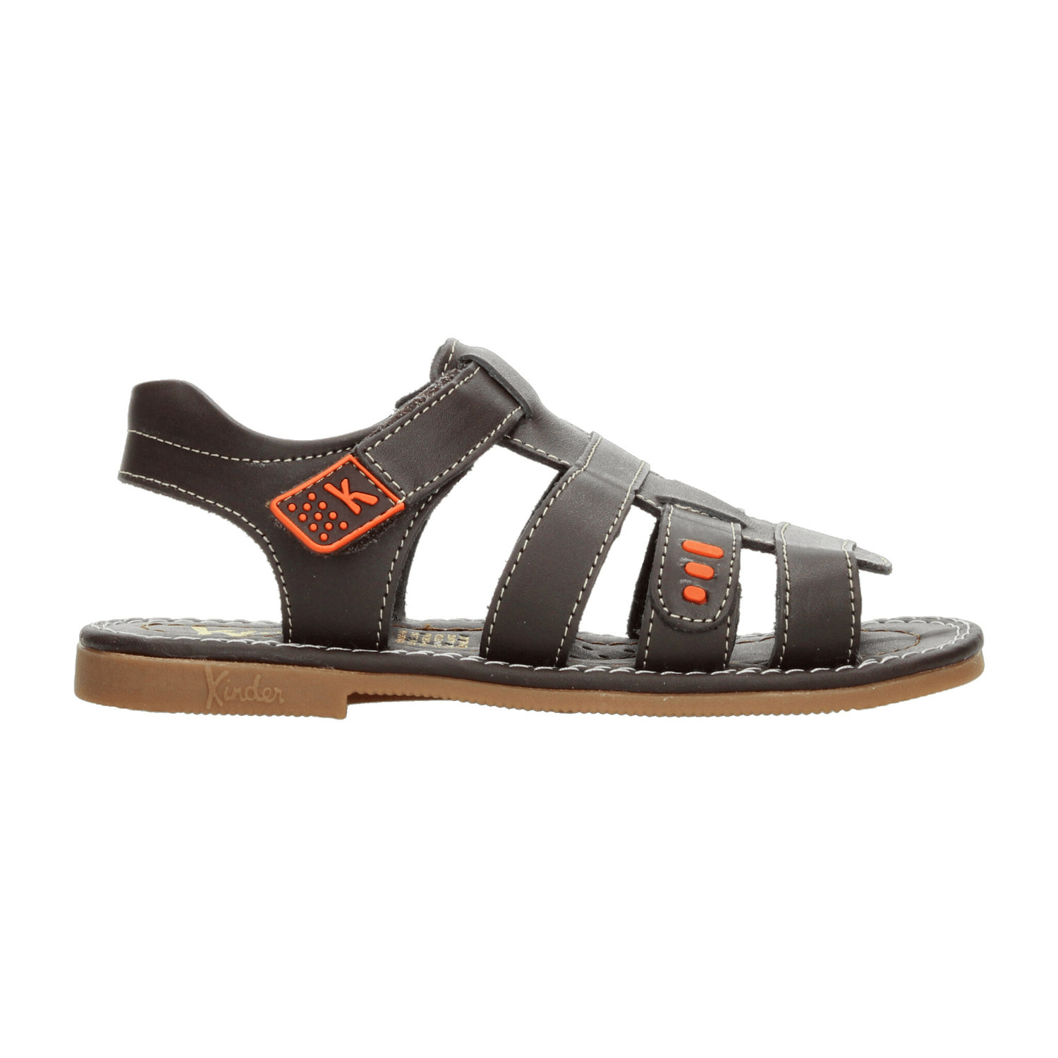Sandalias Kinder Niño Casual Café Infantil T14-17 — imagen 1