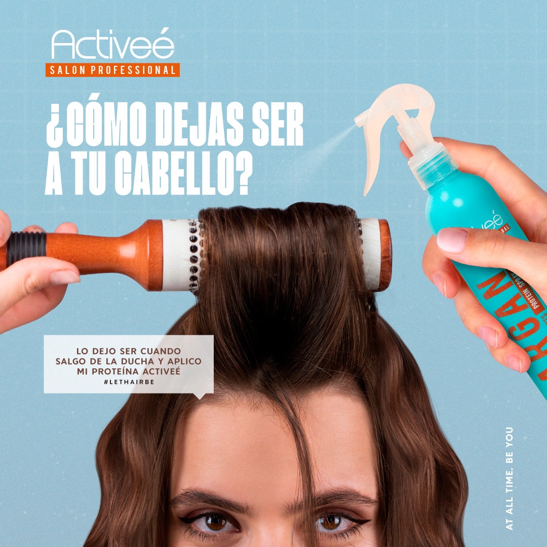 Proteina Capilar Activeé Professional Argan Tecnologia para cuidado Intensivo de Cabello Teñido o Dañado Libre de Sal — imagen 5