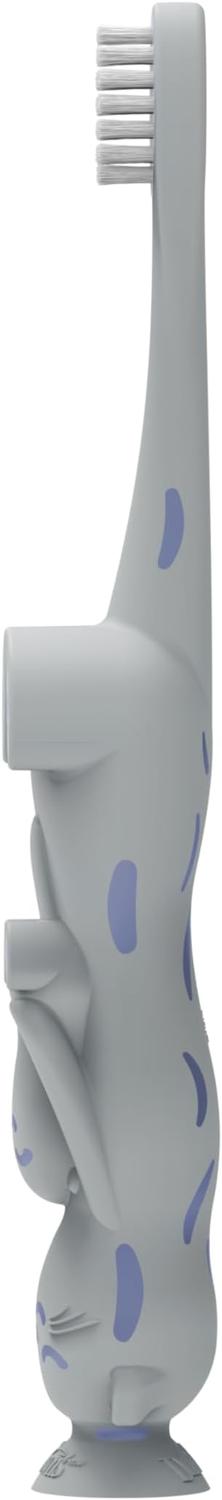 Cepillo de Dientes para Bebé Dr. Brown's Nutria Gris Sin BPA 1-4 Años — imagen 6