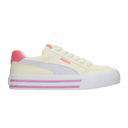 Tenis Puma Court Classic Niña Casual Off White Infantil T22-26