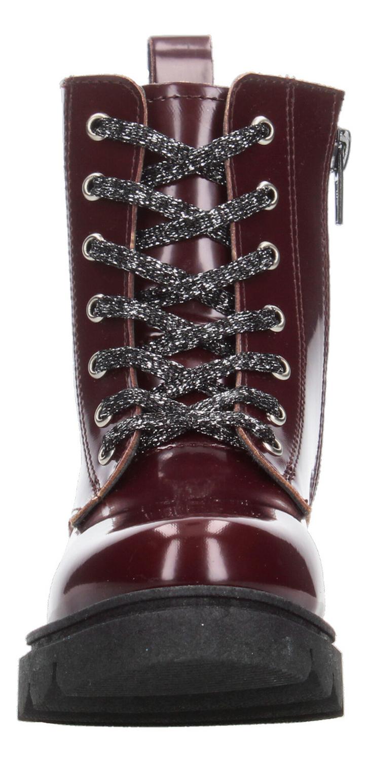 Bota Jakuna Niña Zipper Cintas Ajustables Casual Rojo Infantil T18-22 — imagen 6