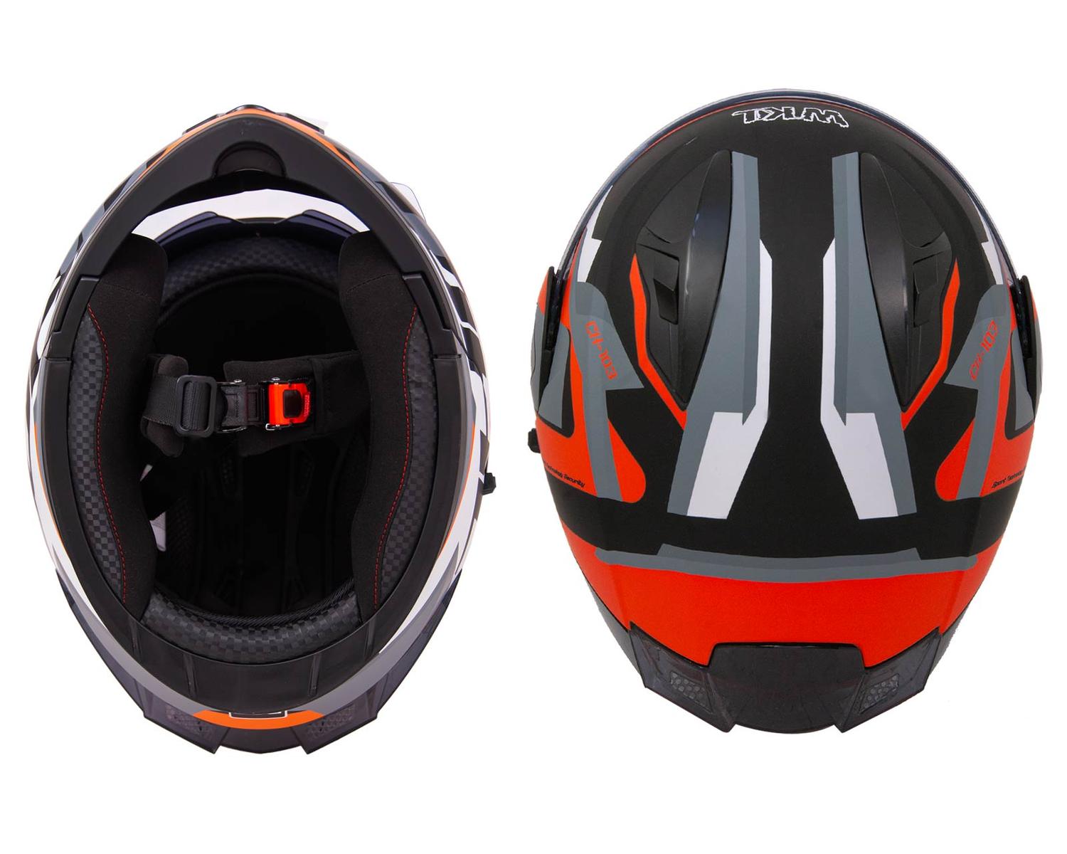 Casco Motocicleta Certificado Dot Abatible Vertex WKL Ch-103 — imagen 7