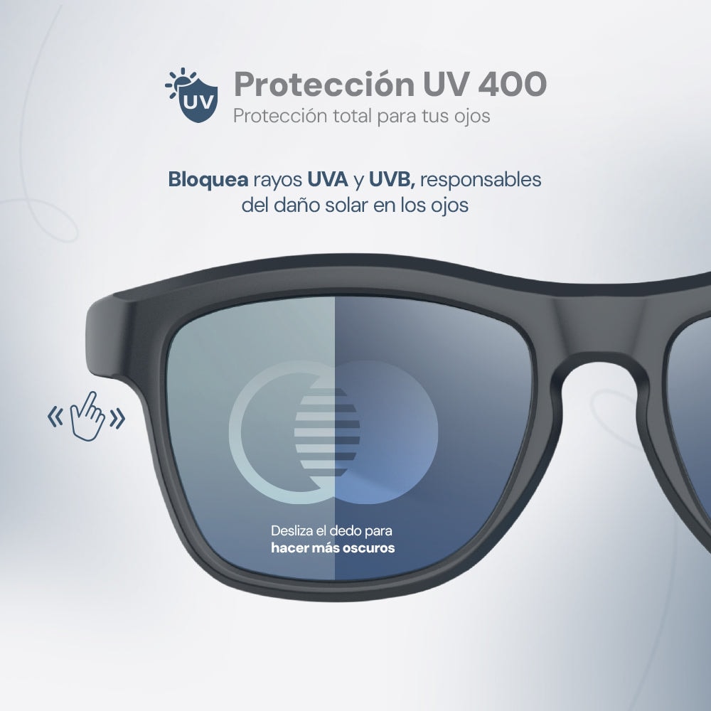 Lentes de Sol con Audio Lennz Plus Audio Glasses STF 5Hrs Uso Protección UV400 — imagen 5