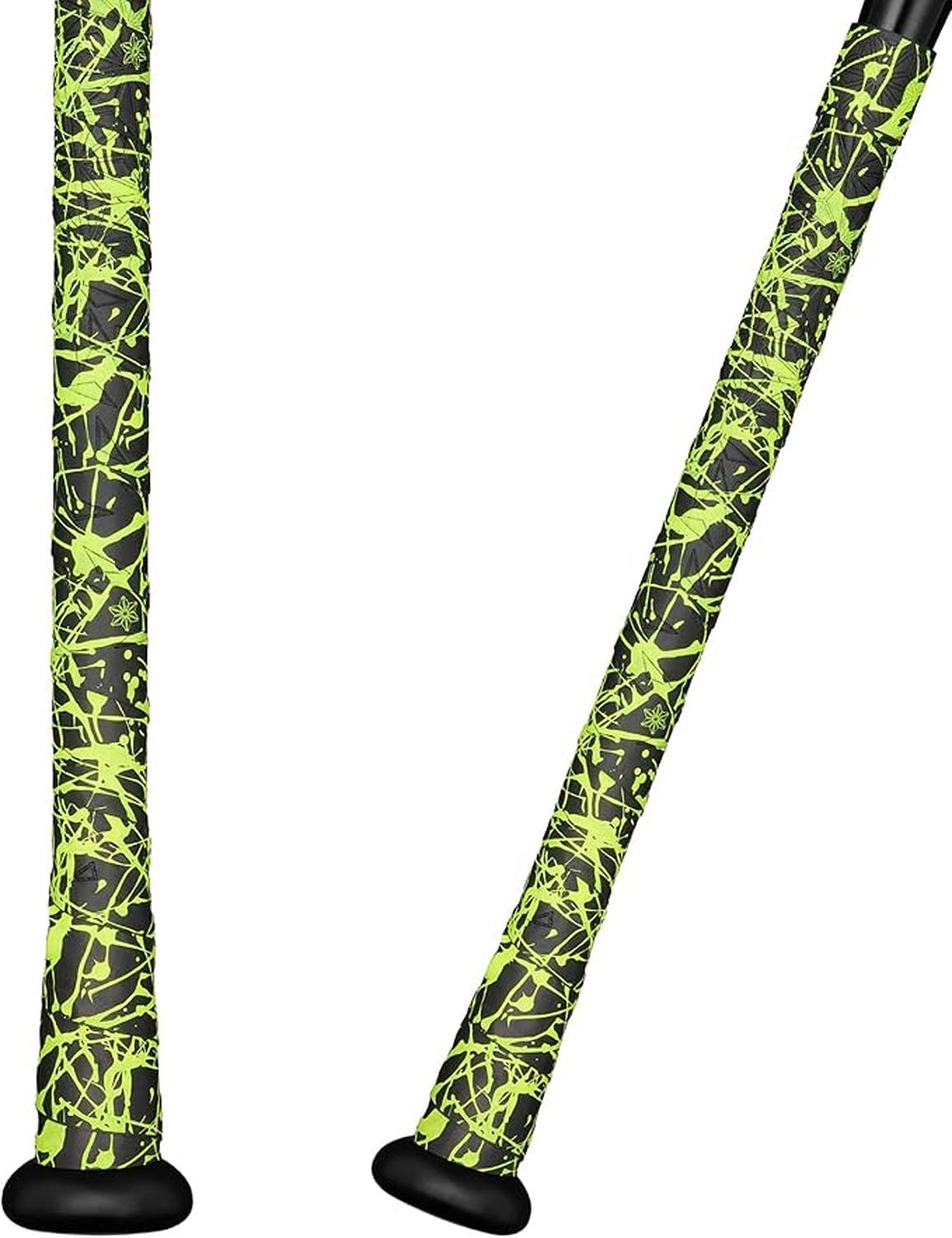 Grip Bat Beisbol Supacaz Super Sticky 1.1mm Kush Amarillo — imagen 1