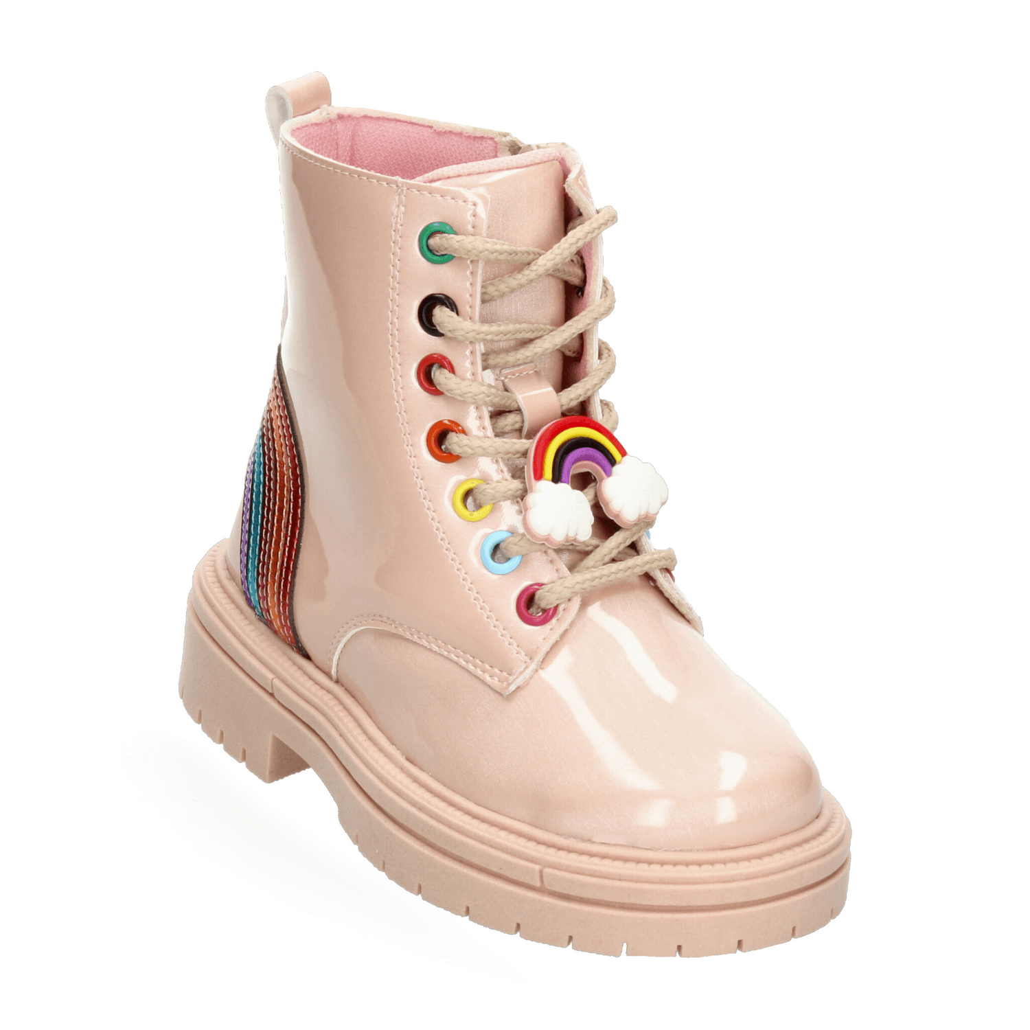 Bota Gosh Arcoíris Niña Casual Cintas Rosa Infantil T18-22 — imagen 4