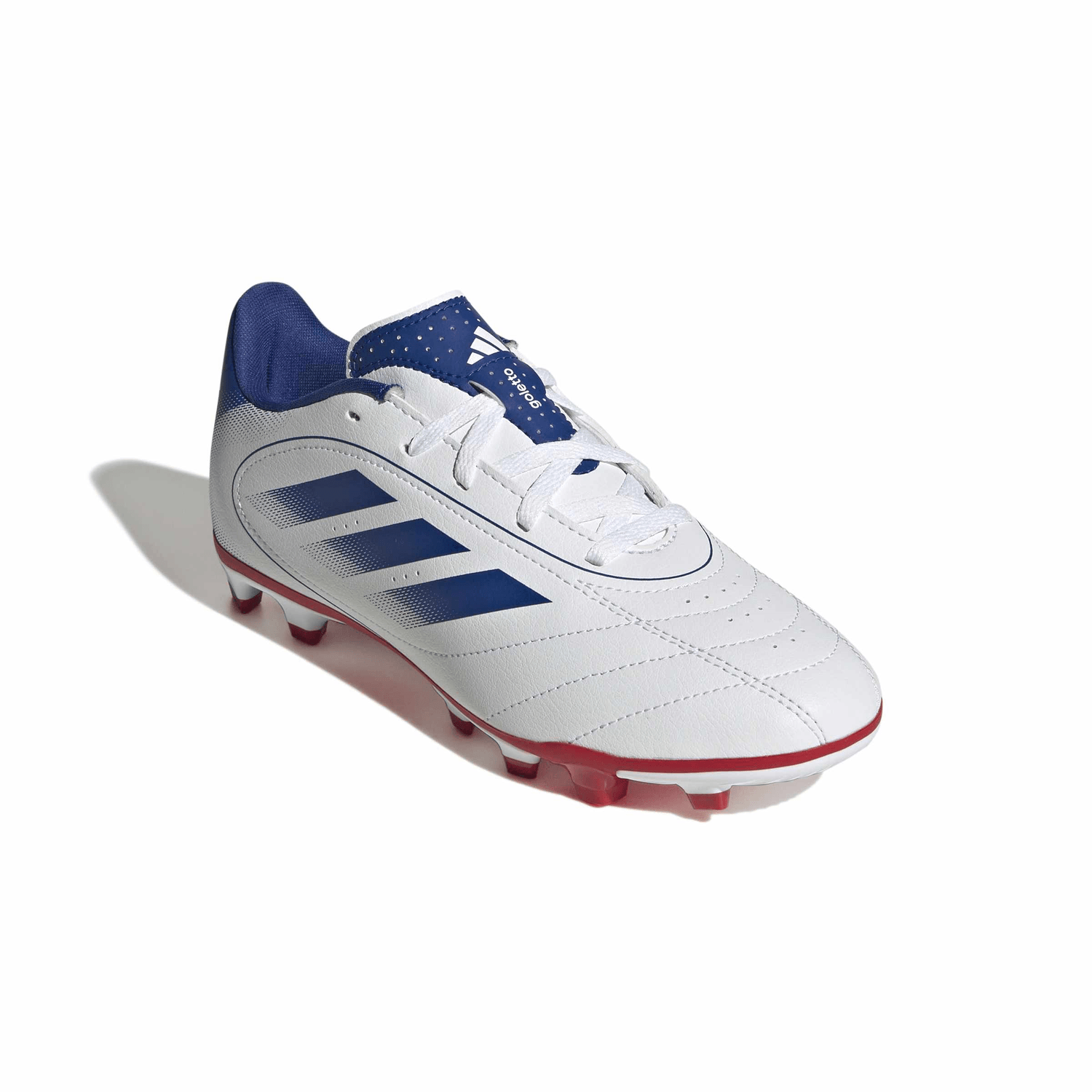 Tenis Adidas Goletto IX Niño Fútbol Tacos Blanco Infantil T16-22 — imagen 2