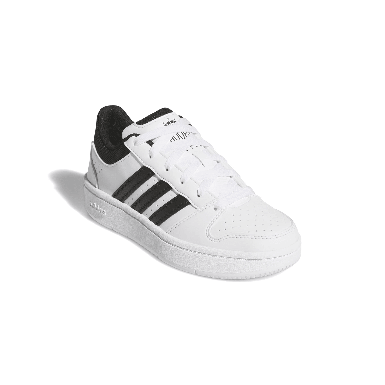 Tenis Adidas Hoops Classic Niño Casual Blanco Infantil T22-26 — imagen 2