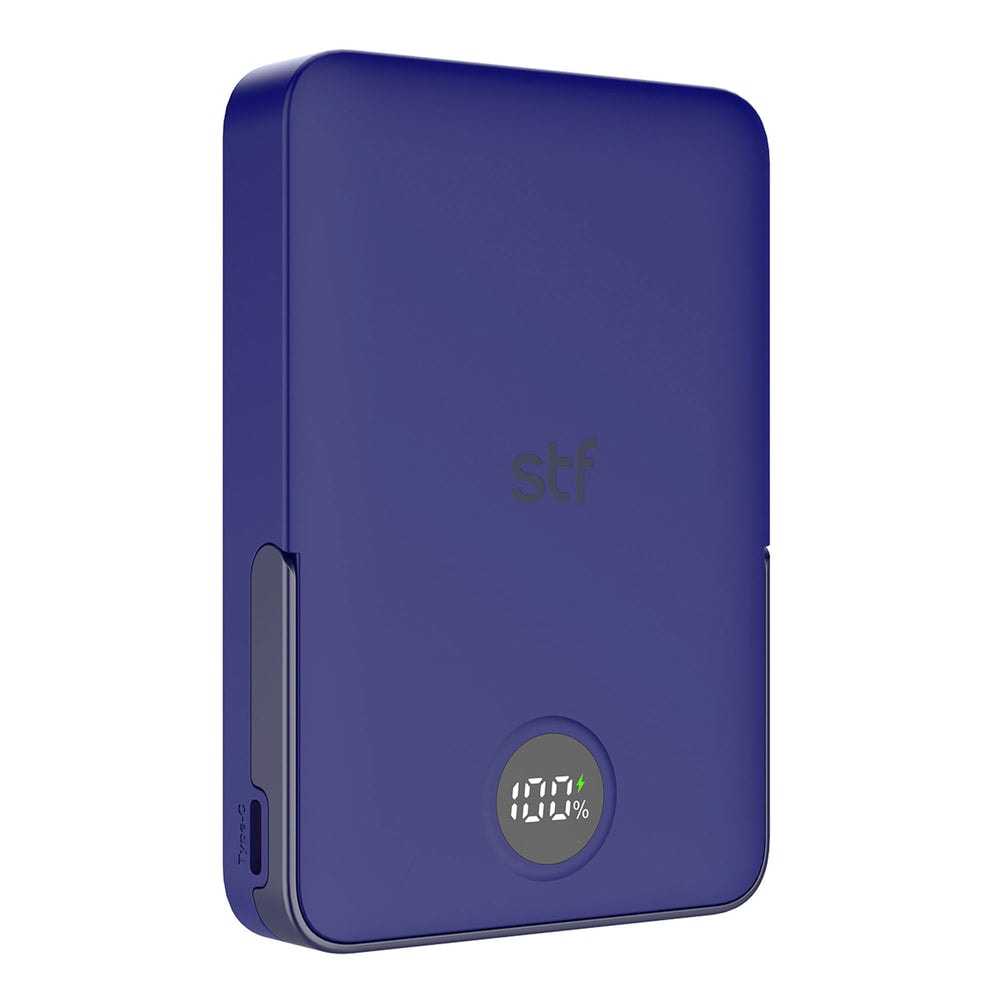 Batería Power Bank Portátil STF 10 000 mAh 20W Carga Magnética Azul — imagen 3