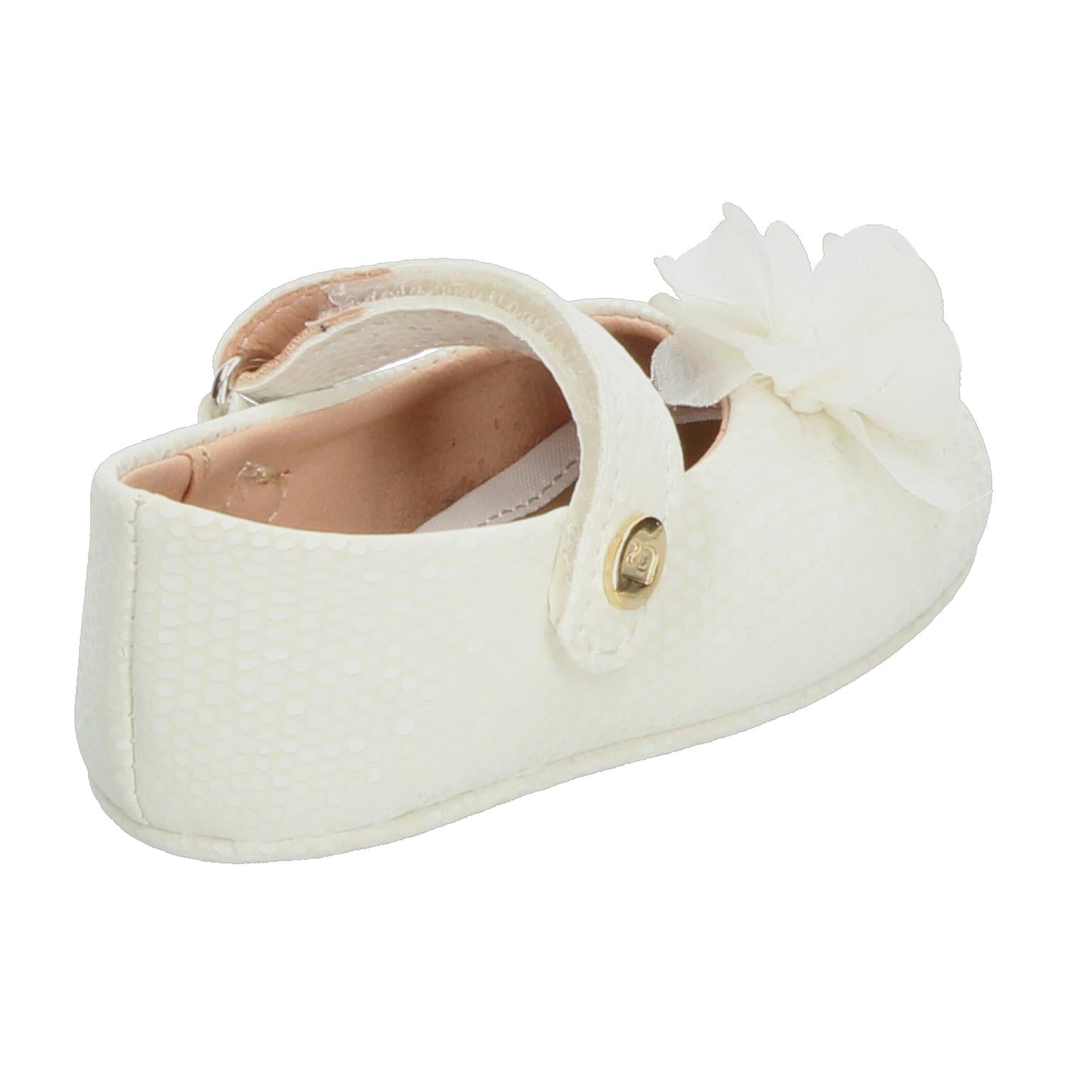 Zapato Niña Coqueta Blanco Ceremonia Infantil T10-12 — imagen 4