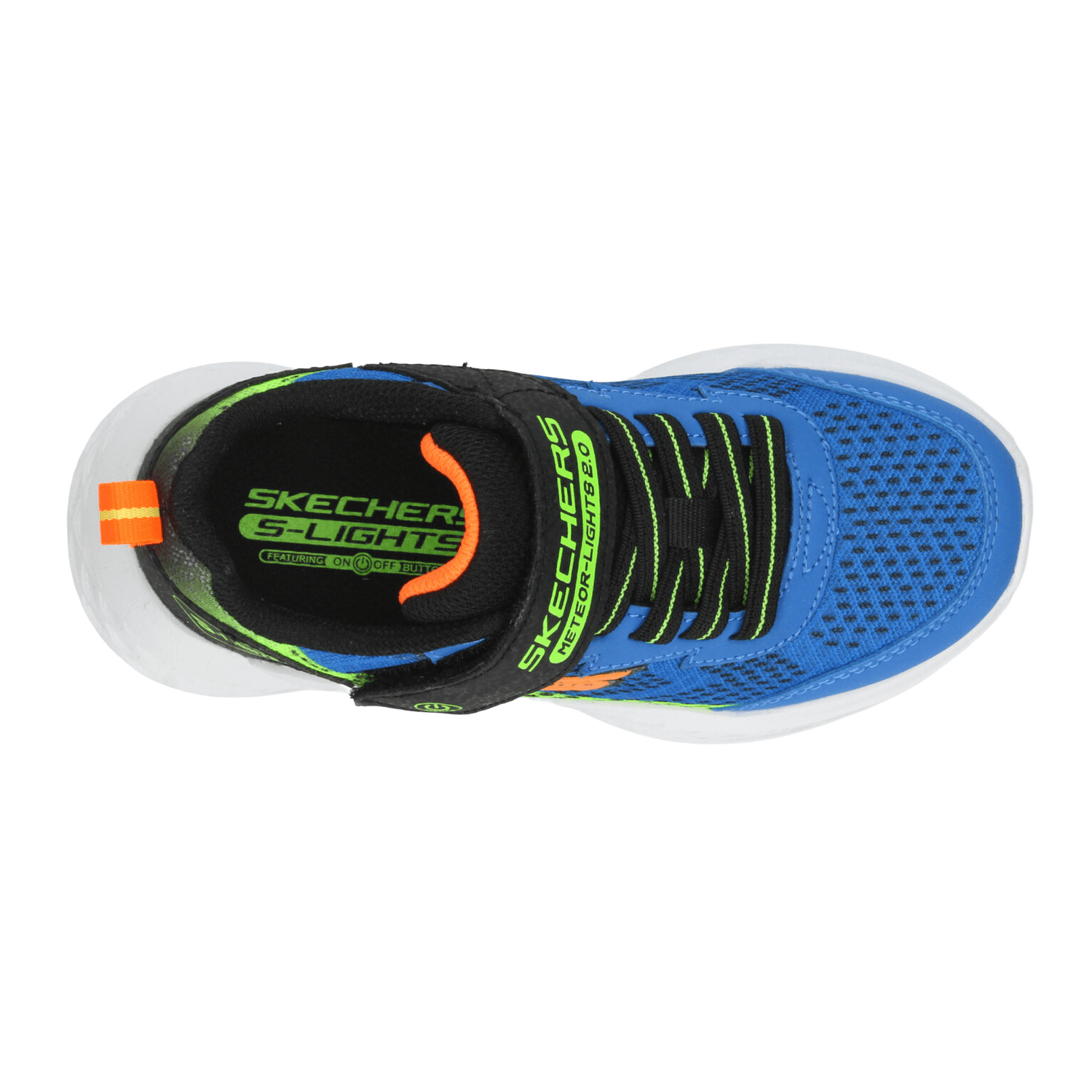 Tenis Skechers Meteor-Lights 2.0 Niño Azul Deportivo Infantil T17-22 — imagen 9