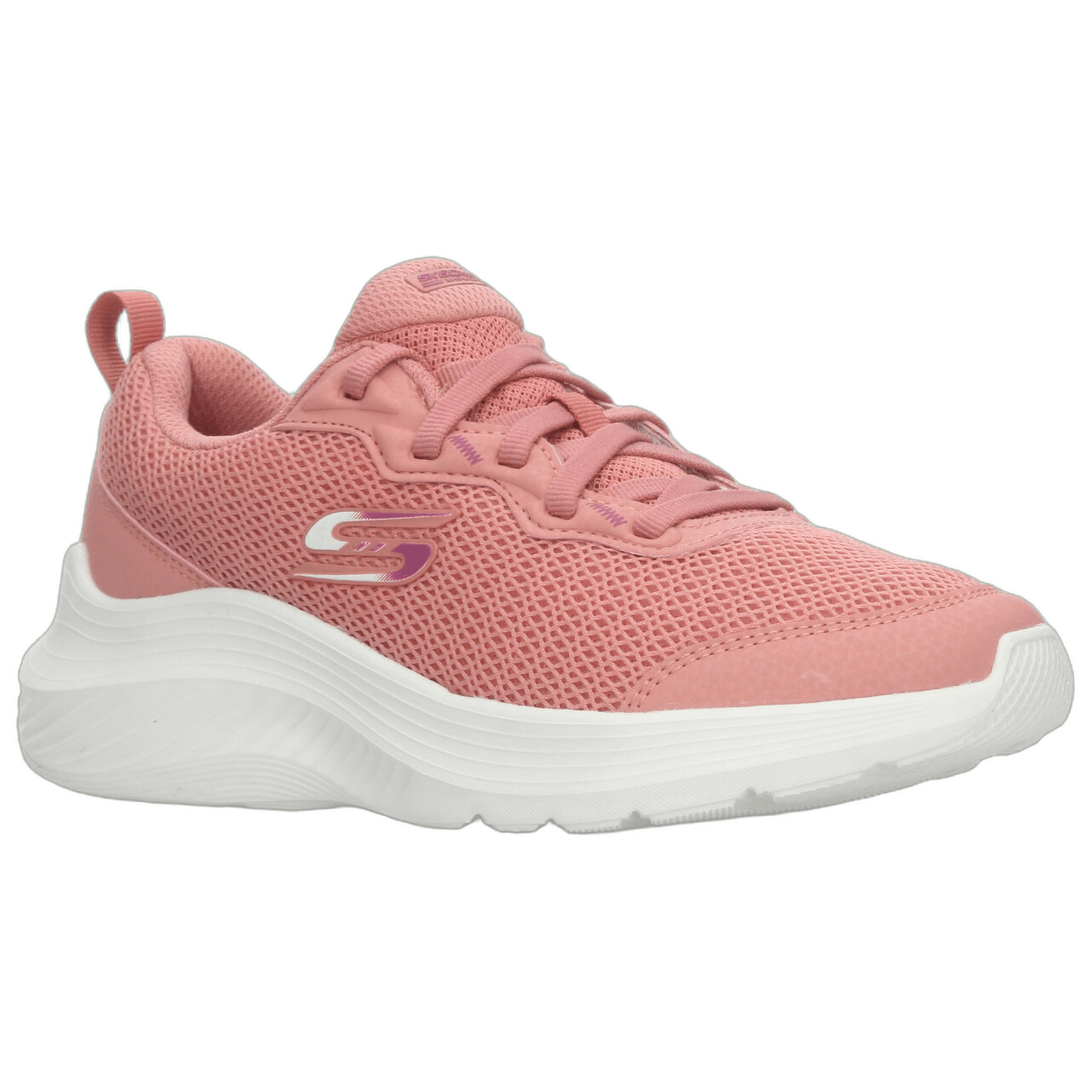 Tenis Dama Skechers Bobs Squad Waves Salmon Deportivo Mujer — imagen 3