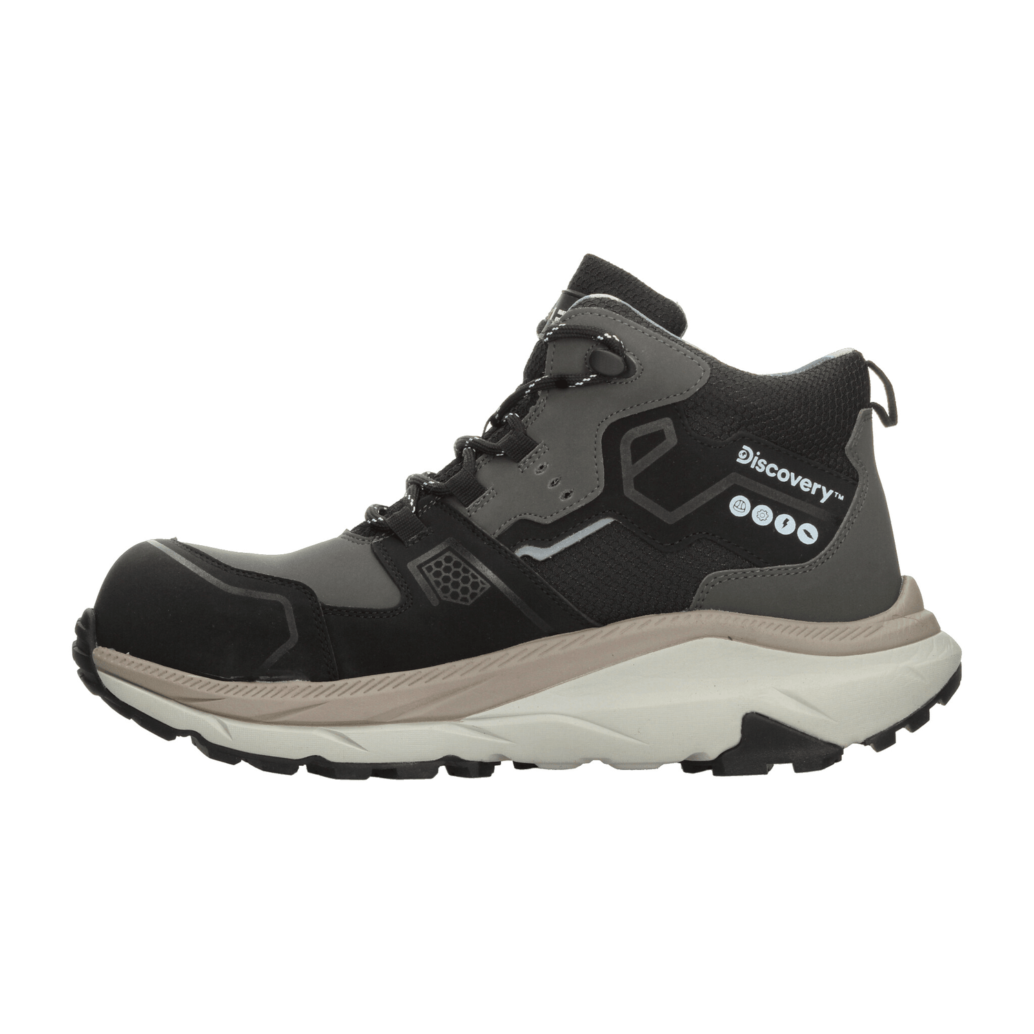 Bota Discovery Hombre Negro Industrial Para Caballero — imagen 6