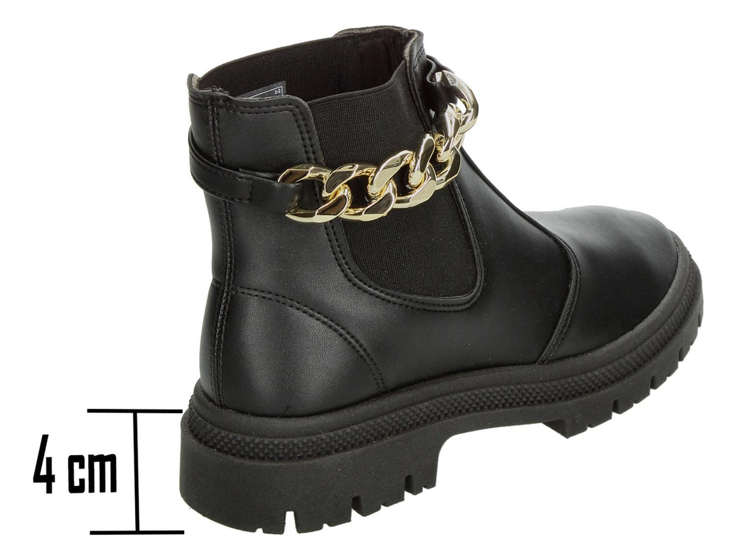 Botín Moleca Dama Negro Chelsea Para Mujer — imagen 4