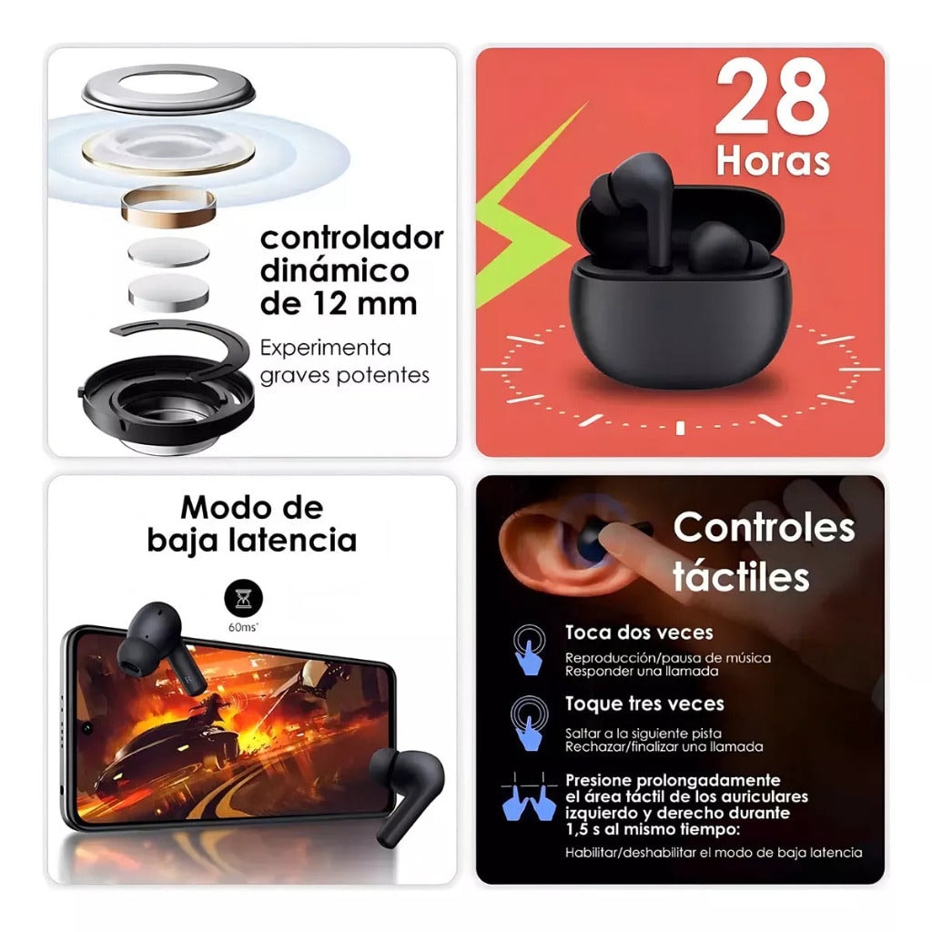 Tablet Lenovo Tab M11 11″ 4GB RAM/128GB ROM ( ENTRADA SIM)+ Smartwatch Filwans Mini (azul) + Audífonos BUDS 4 ACTIVE — imagen 11