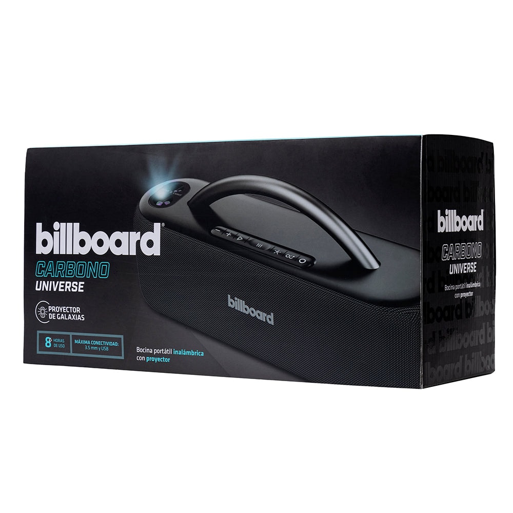 Bocina portatil Carbono Universe 2.5x2 Billboard 30W 8hrs Uso Funcion Tws — imagen 14