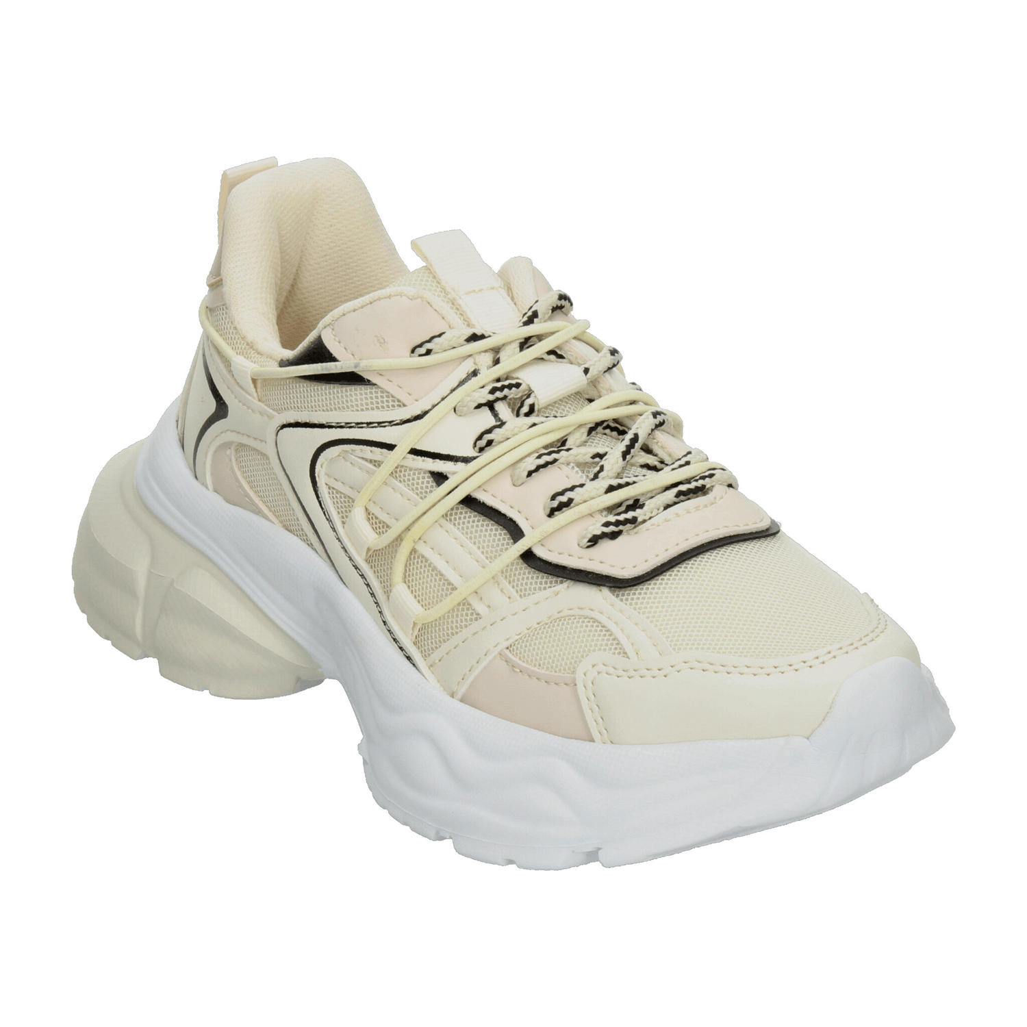 Tenis Ten Colors Dama Beige Casual Plataforma Para Mujer — imagen 5