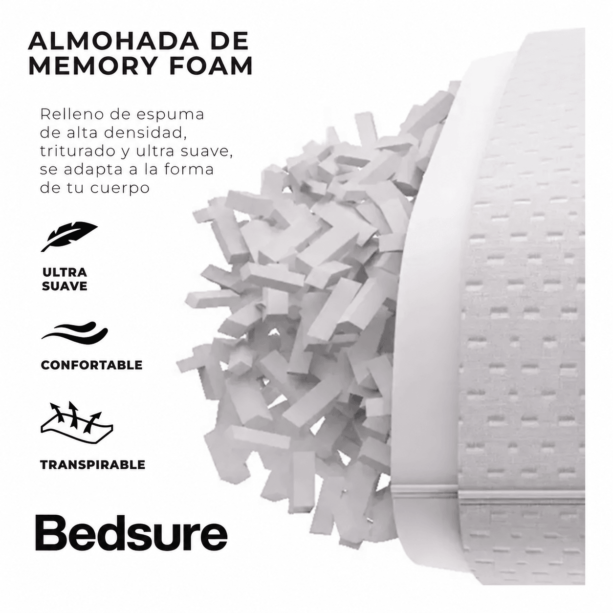 Almohada Memory Foam — imagen 5