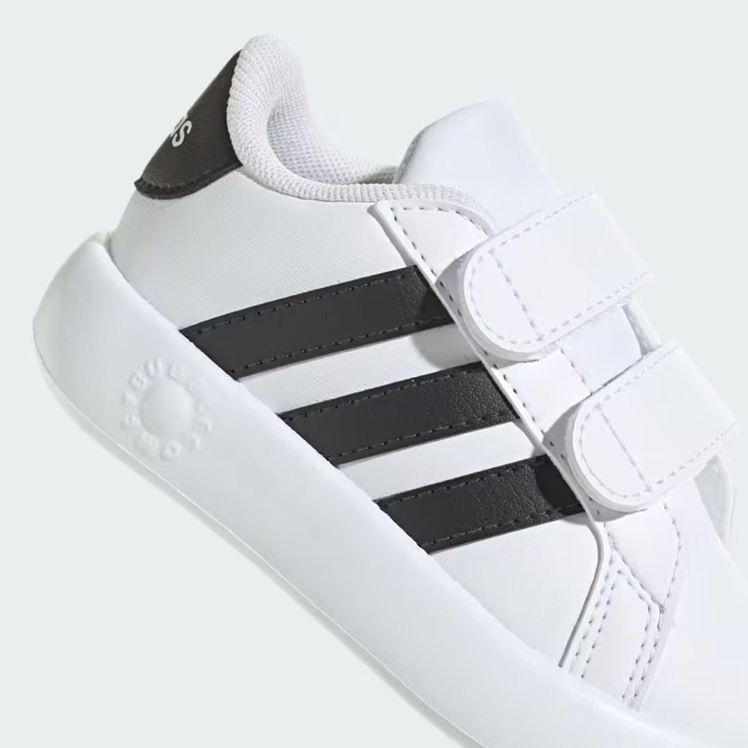 Tenis adidas Grand Court 2.0 Niño Casual Blanco Infantil T11-16 — imagen 5