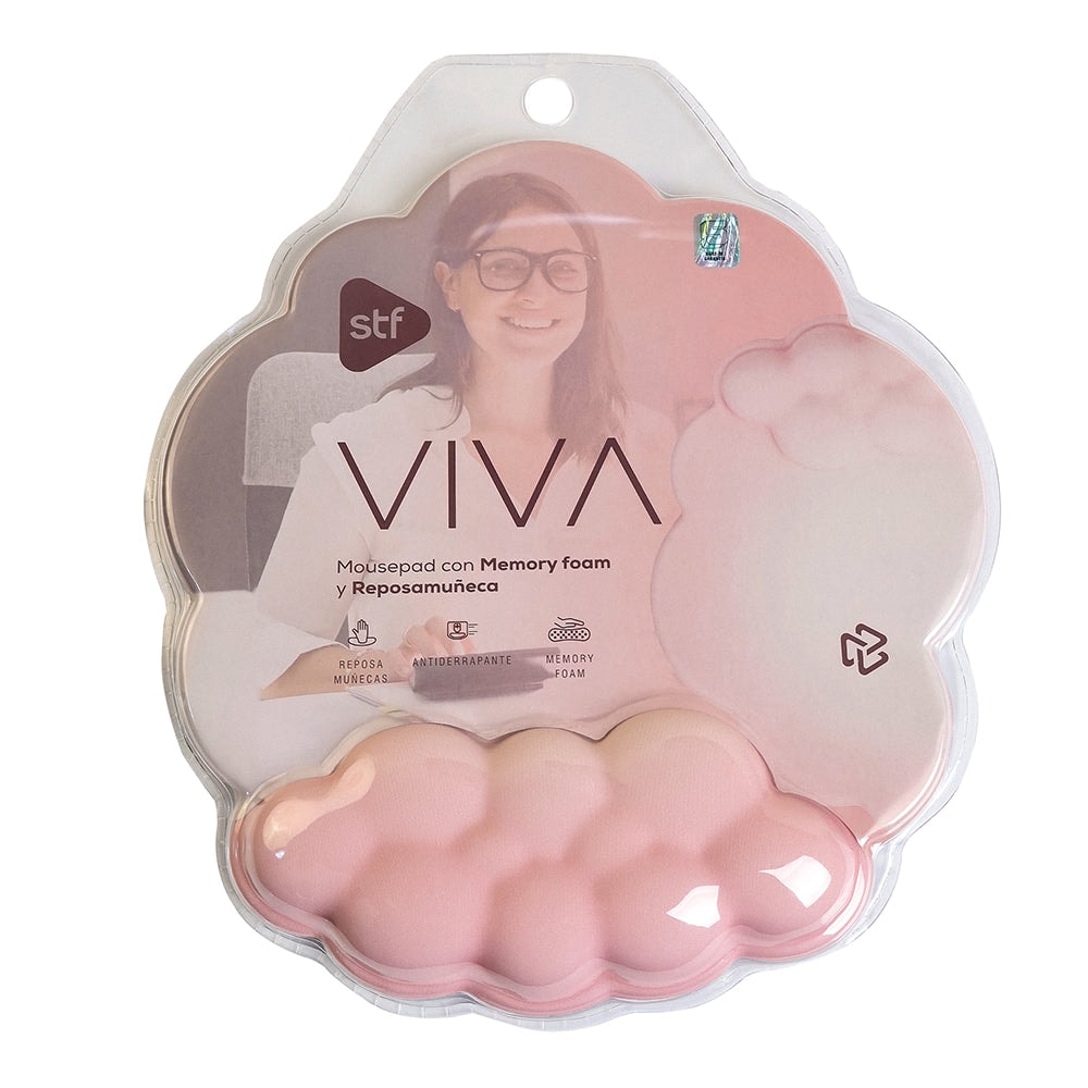 Mousepad Reposamuñecas STF VIVA Antiderrapante rosa — imagen 5