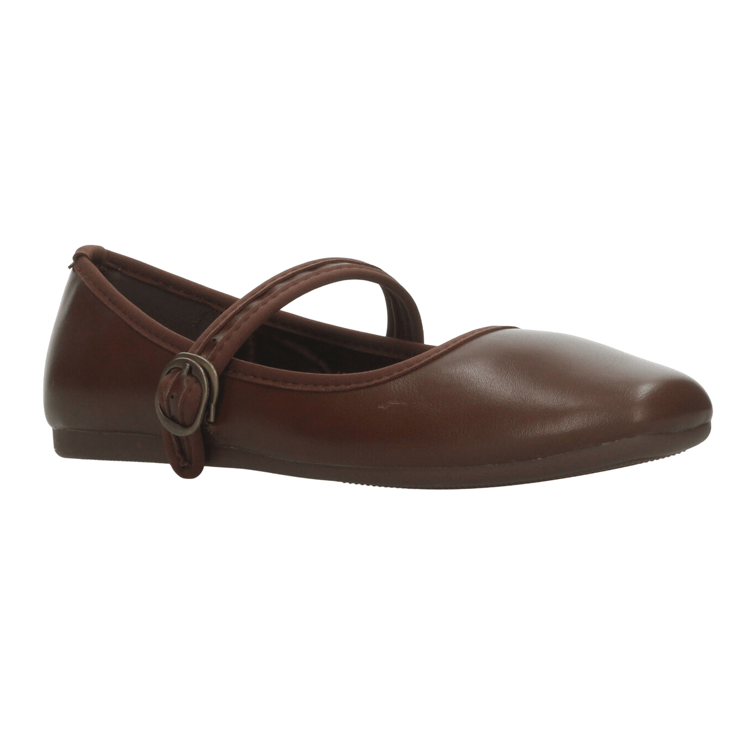Flat Dama Efe Café Casual Hebilla Mary Jane Mujer — imagen 3