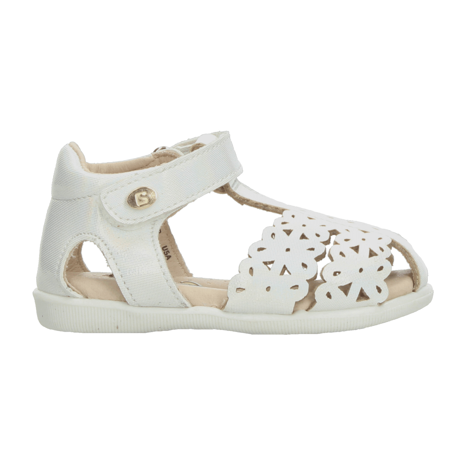 Sandalias Coqueta Niña Blanco Bebé Casual Infantil 11-13 — imagen 2