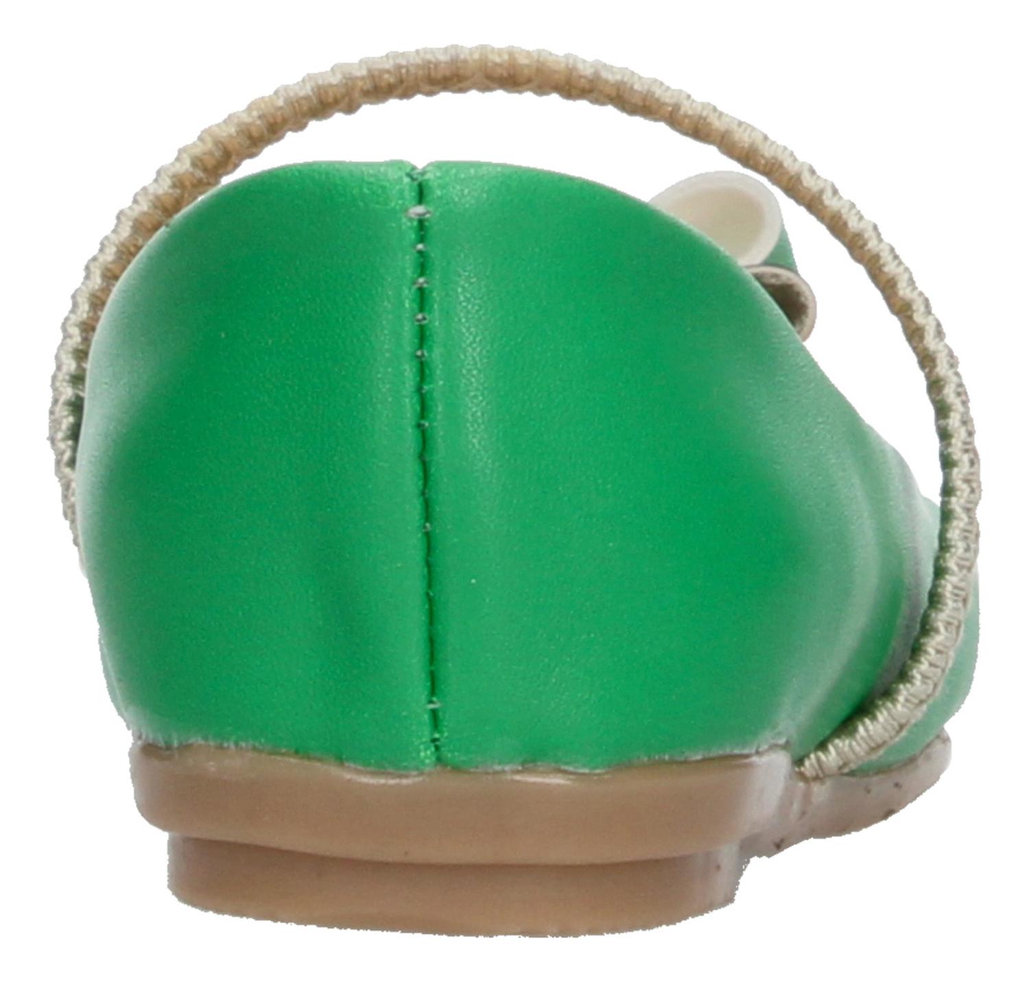 Flats Niña Lady Lorens Verde Casual Infantil T15-22 — imagen 8